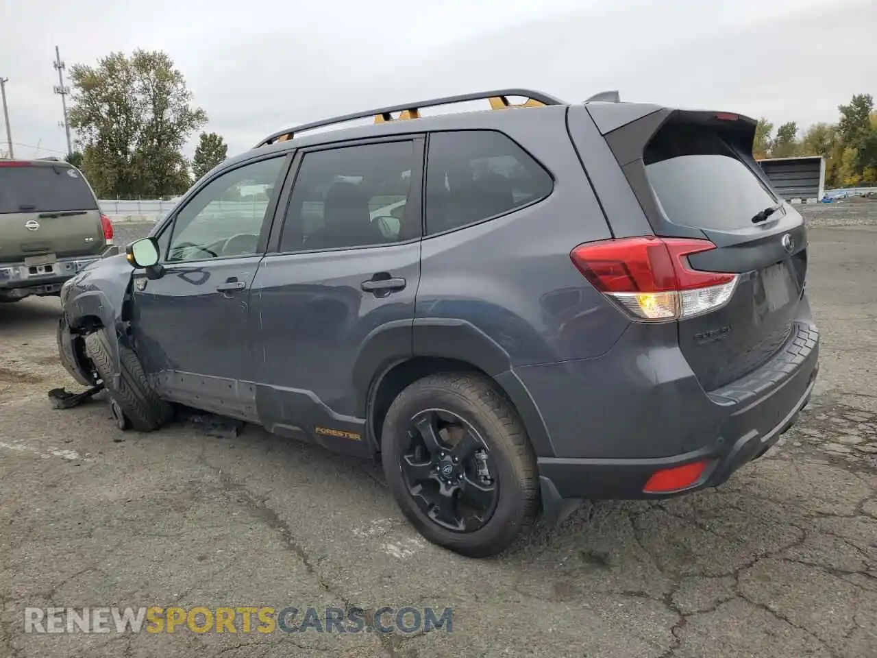2 fotografías del automóvil dañado JF2SKAMC1NH416243 SUBARU FORESTER 2022