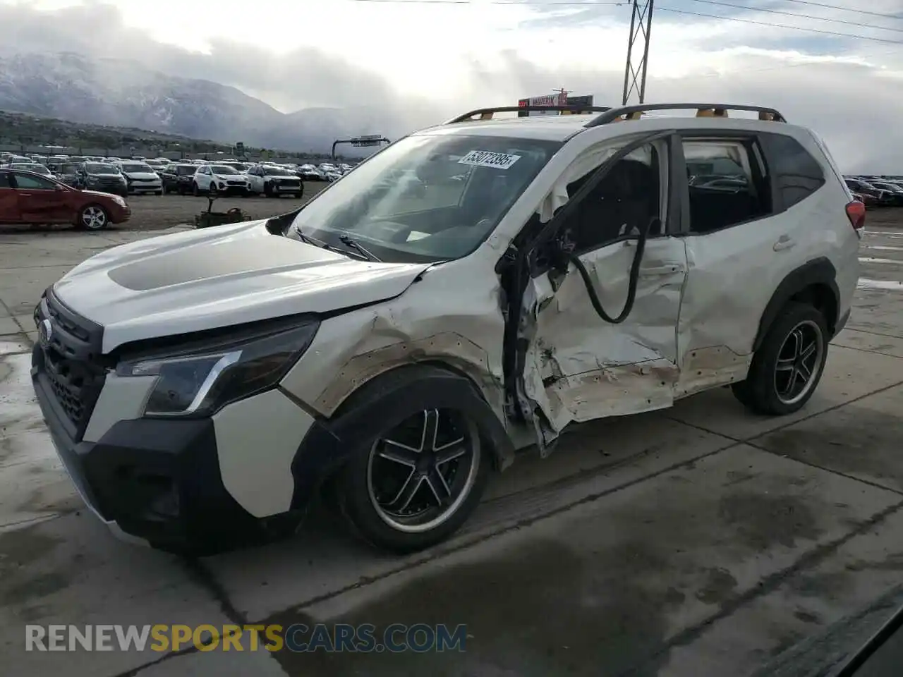 1 Photograph of a damaged car JF2SKAMC1NH422866 SUBARU FORESTER 2022
