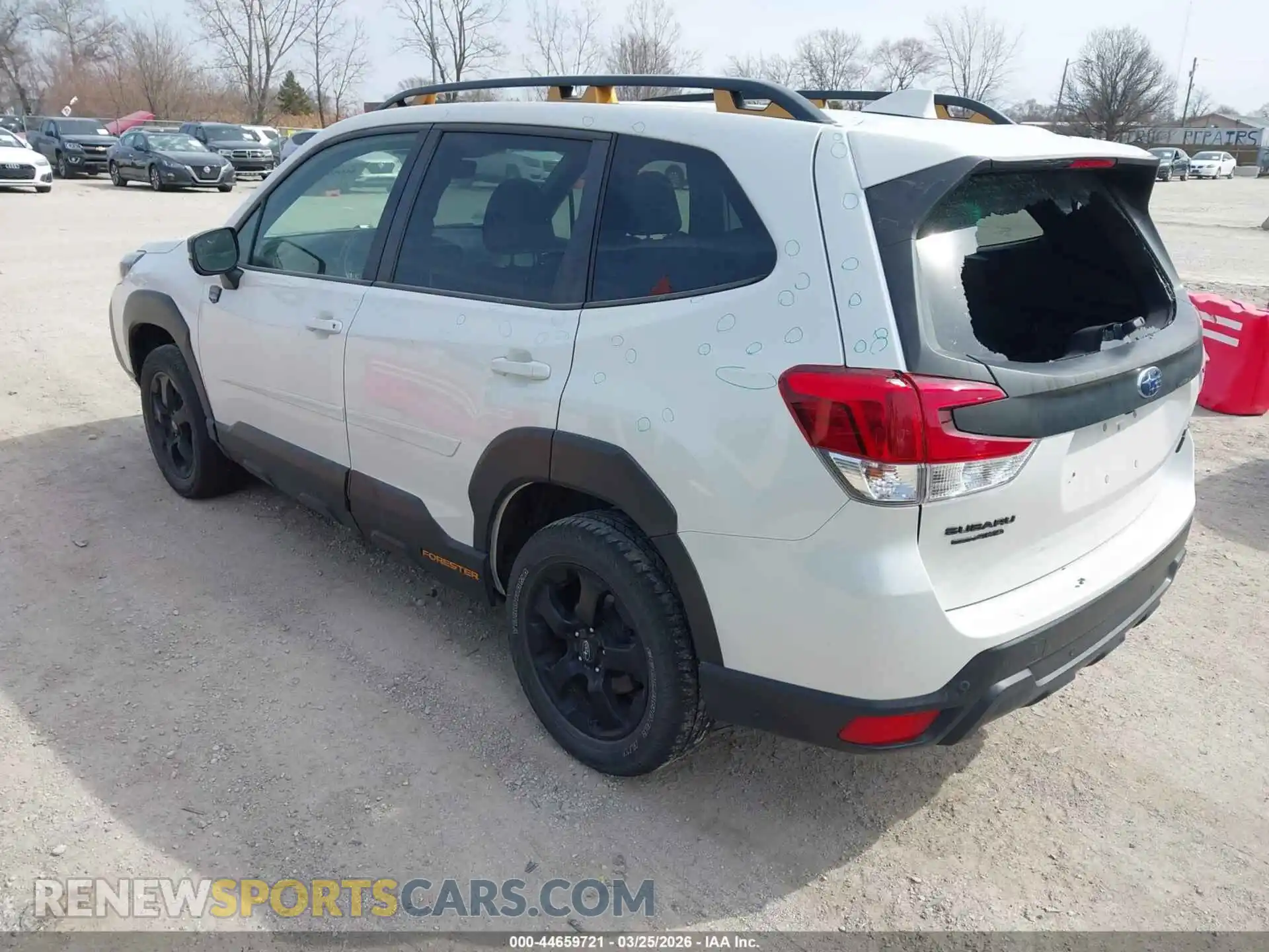 3 fotografías del automóvil dañado JF2SKAMC1NH428649 SUBARU FORESTER 2022