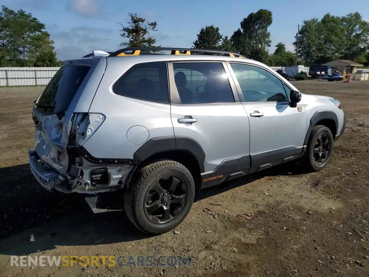 3 Фотография поврежденного автомобиля JF2SKAMC1NH519839 SUBARU FORESTER 2022