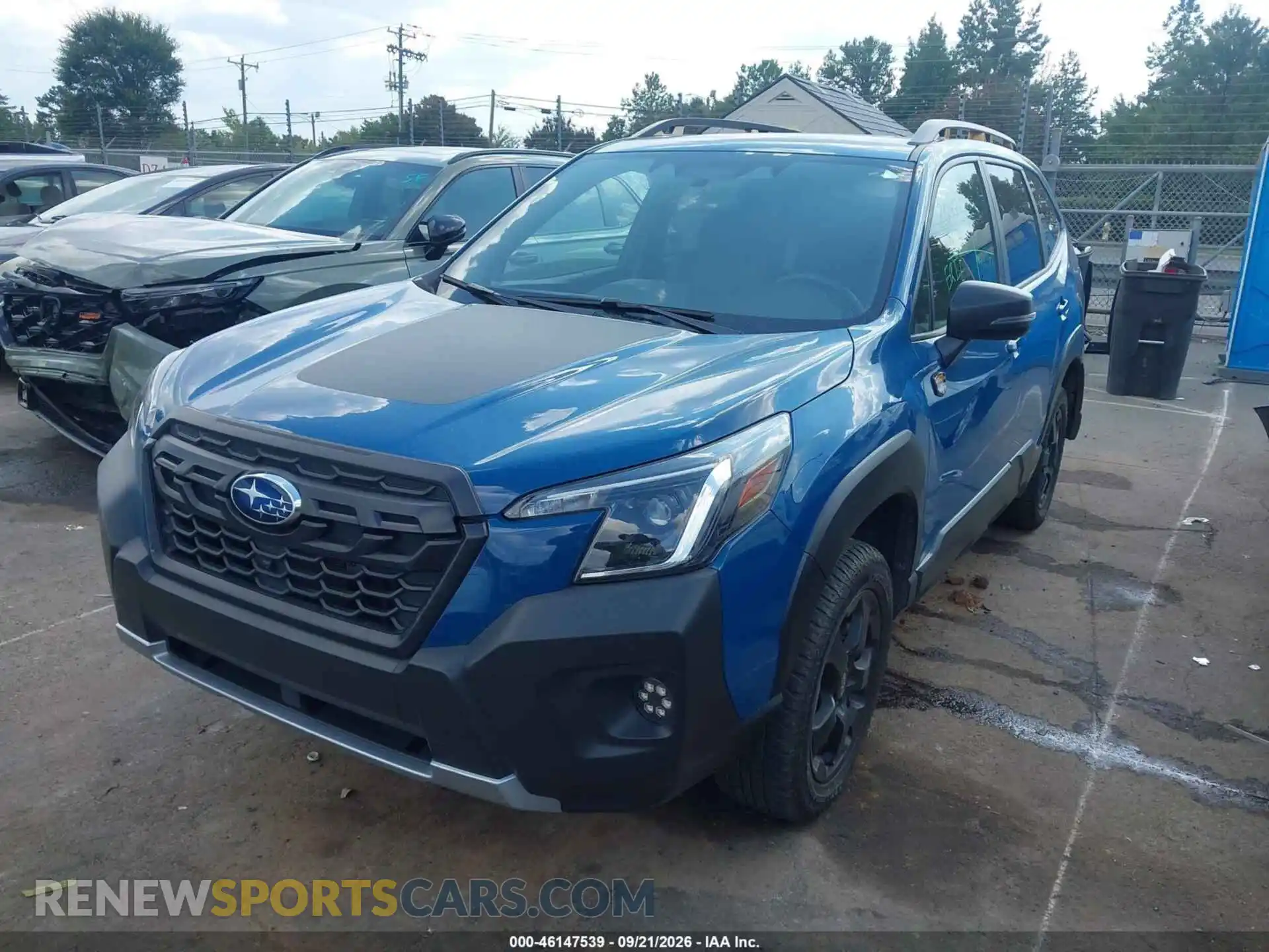 2 fotografías del automóvil dañado JF2SKAMC2NH404912 SUBARU FORESTER 2022