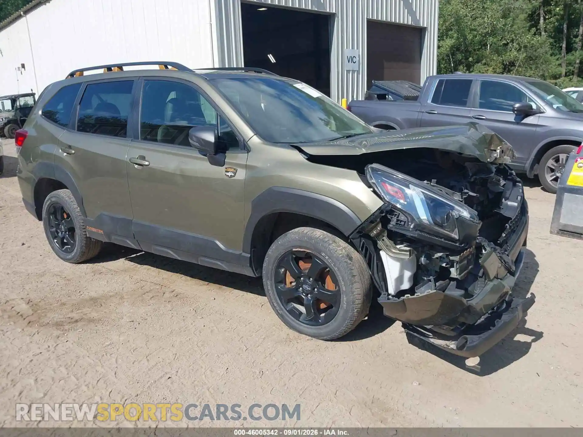 1 Photograph of a damaged car JF2SKAMC2NH439966 SUBARU FORESTER 2022