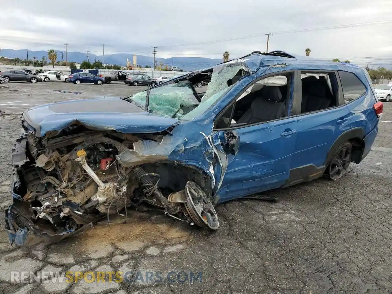 1 Photograph of a damaged car JF2SKAMC3NH502220 SUBARU FORESTER 2022