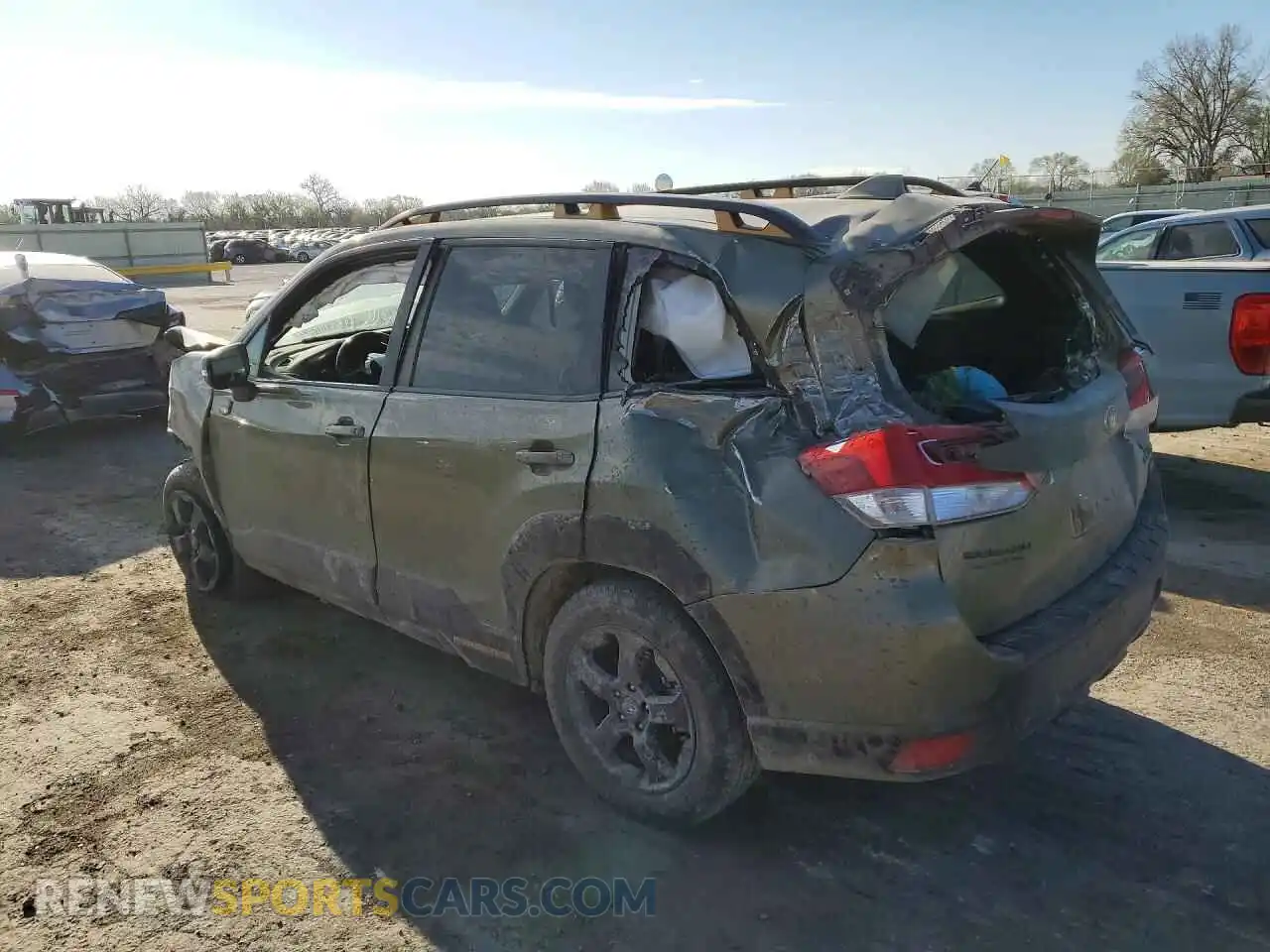 2 Photograph of a damaged car JF2SKAMC3NH506994 SUBARU FORESTER 2022