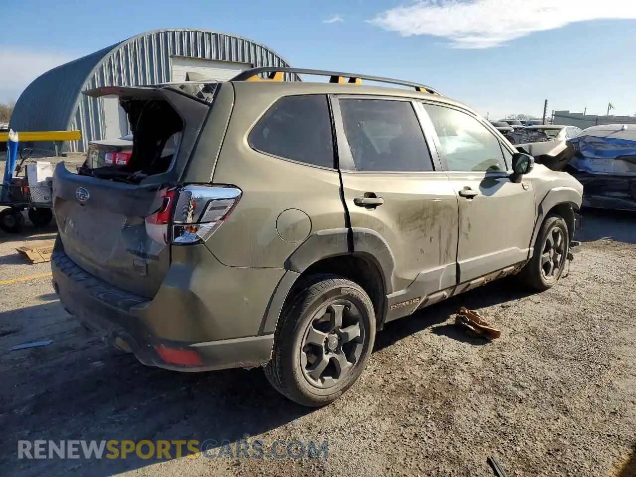 3 Photograph of a damaged car JF2SKAMC3NH506994 SUBARU FORESTER 2022
