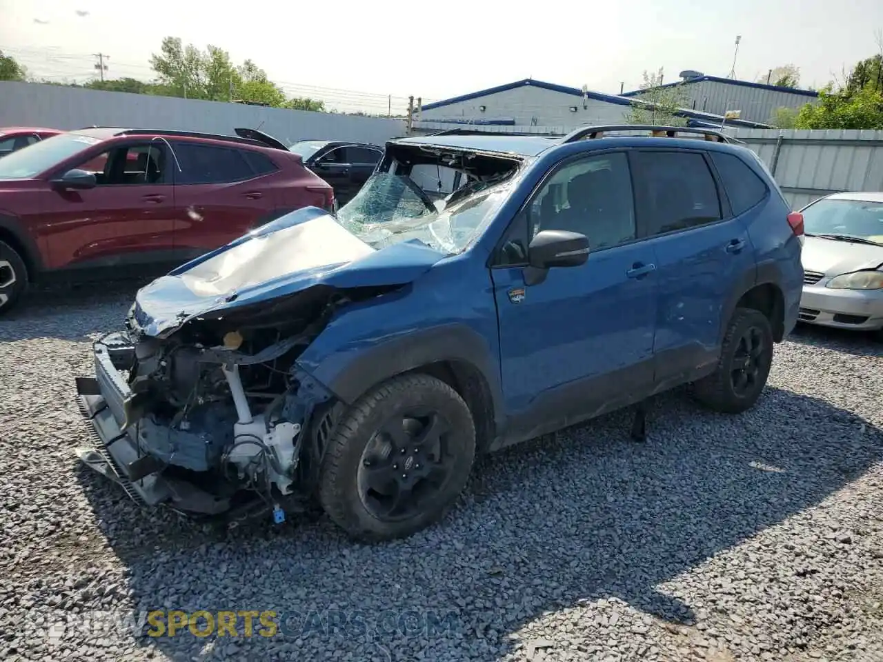 1 Photograph of a damaged car JF2SKAMC3NH525898 SUBARU FORESTER 2022