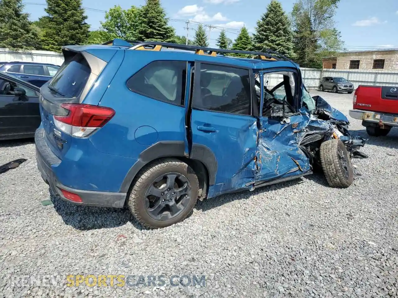 3 Photograph of a damaged car JF2SKAMC3NH525898 SUBARU FORESTER 2022