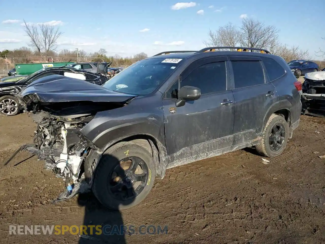 1 Photograph of a damaged car JF2SKAMC4NH429911 SUBARU FORESTER 2022