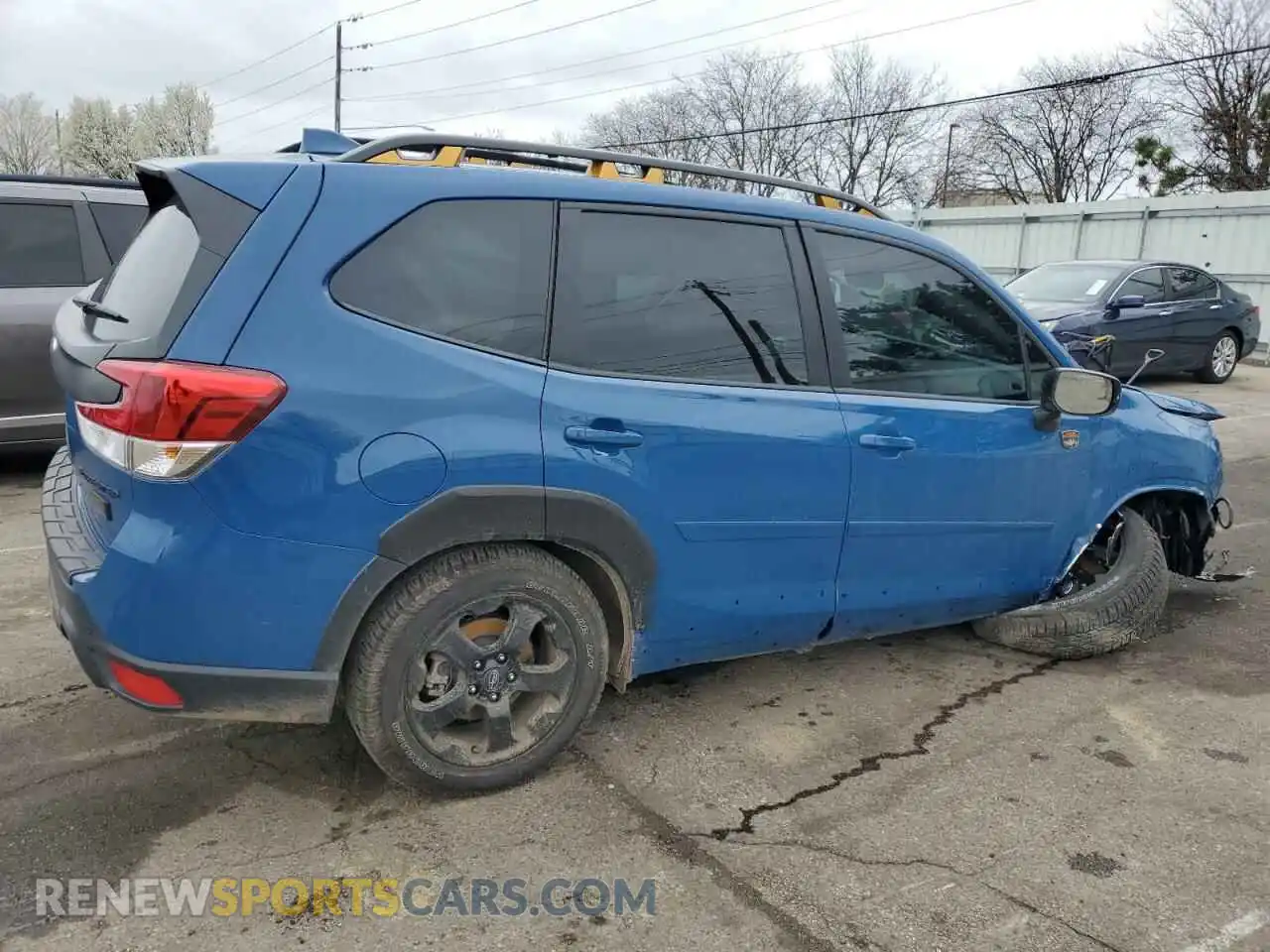 3 Photograph of a damaged car JF2SKAMC4NH505725 SUBARU FORESTER 2022