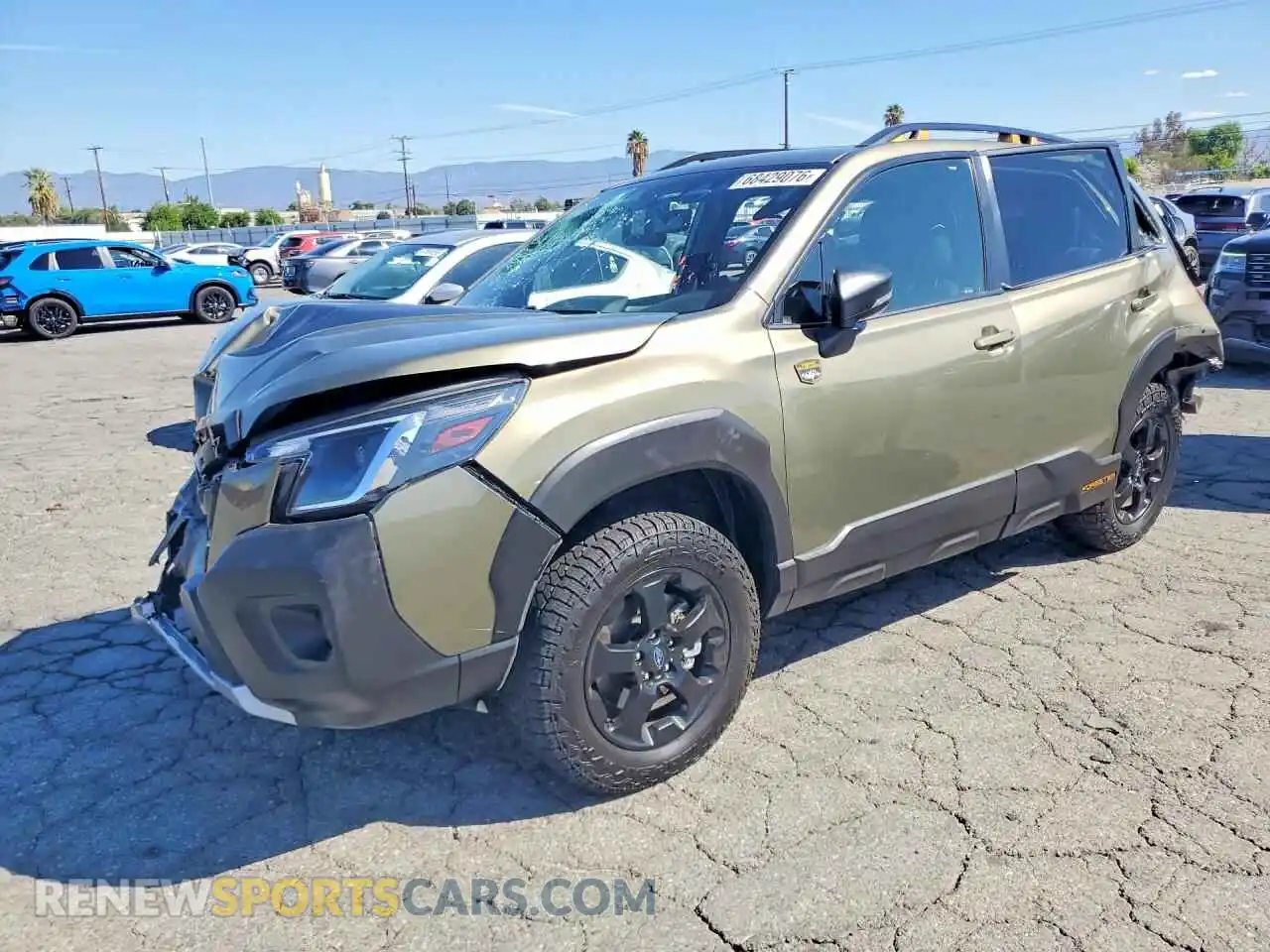 1 fotografías del automóvil dañado JF2SKAMC4NH527045 SUBARU FORESTER 2022