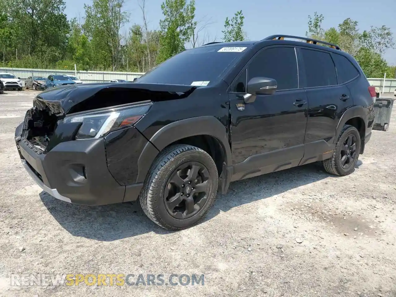 1 Photograph of a damaged car JF2SKAMC4NH530656 SUBARU FORESTER 2022