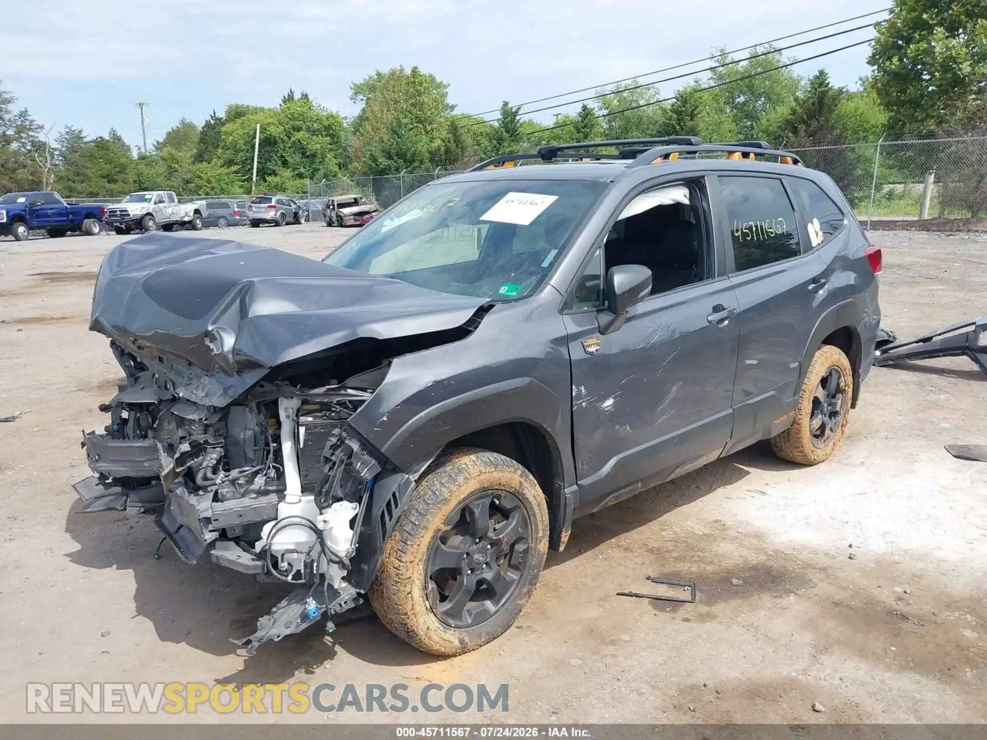 2 Photograph of a damaged car JF2SKAMC5NH419856 SUBARU FORESTER 2022