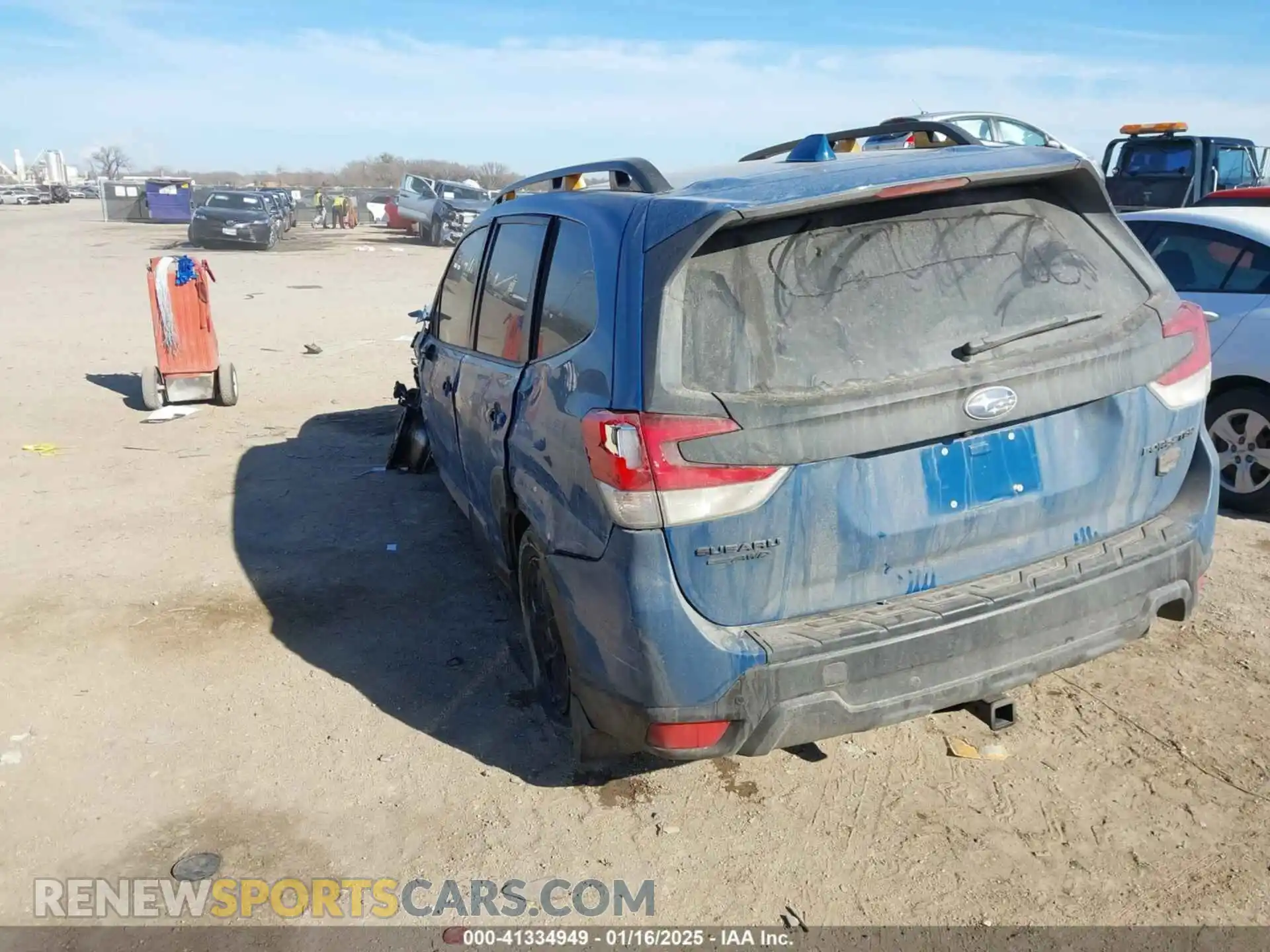 3 Photograph of a damaged car JF2SKAMC5NH426659 SUBARU FORESTER 2022