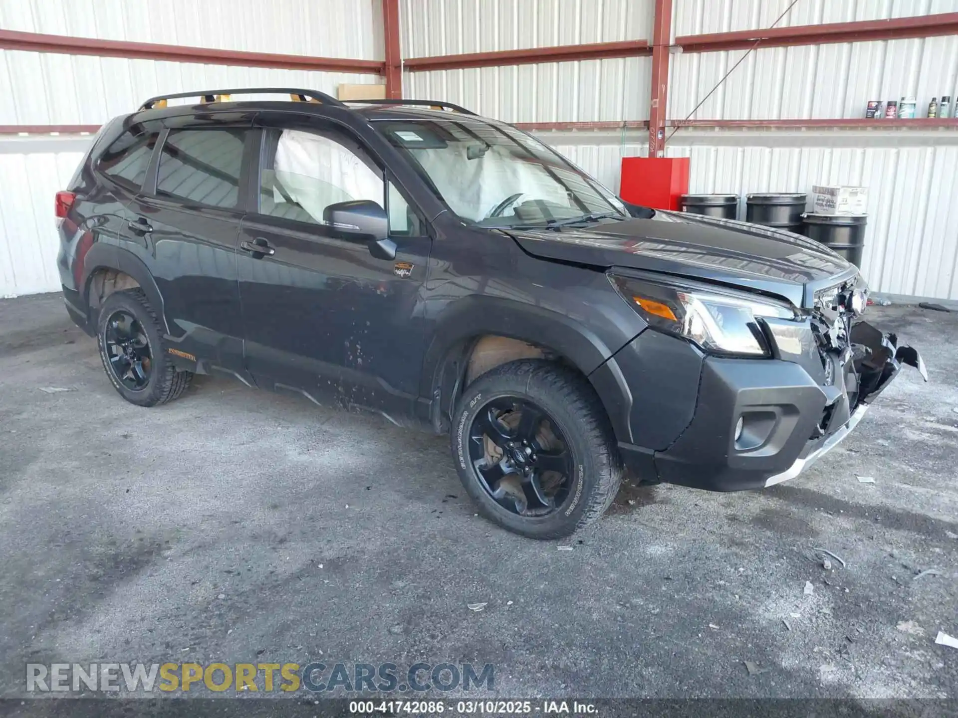 1 Photograph of a damaged car JF2SKAMC5NH452923 SUBARU FORESTER 2022