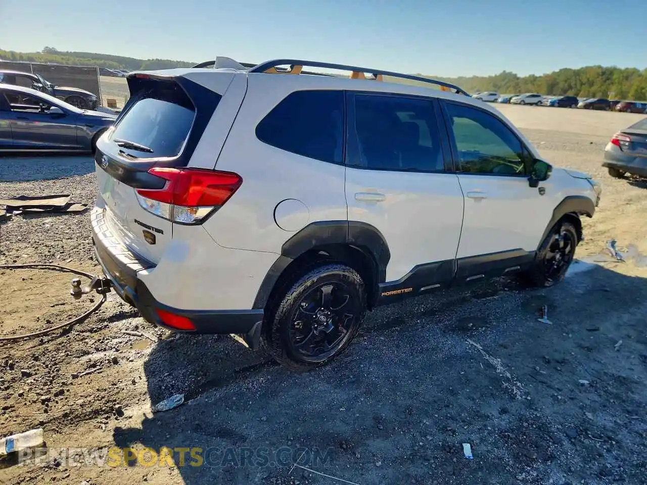 3 fotografías del automóvil dañado JF2SKAMC6NH409756 SUBARU FORESTER 2022