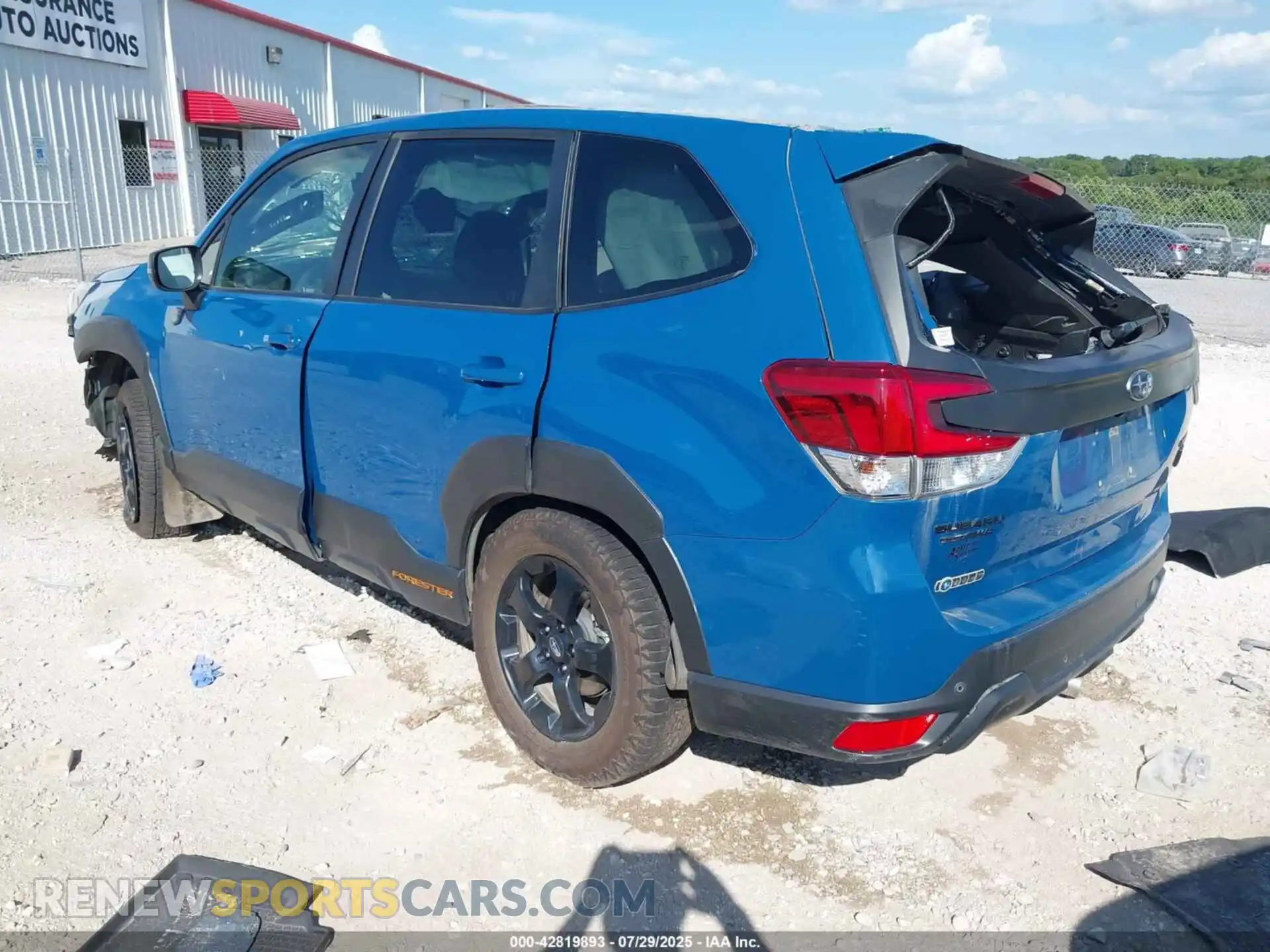 3 Photograph of a damaged car JF2SKAMC6NH412768 SUBARU FORESTER 2022