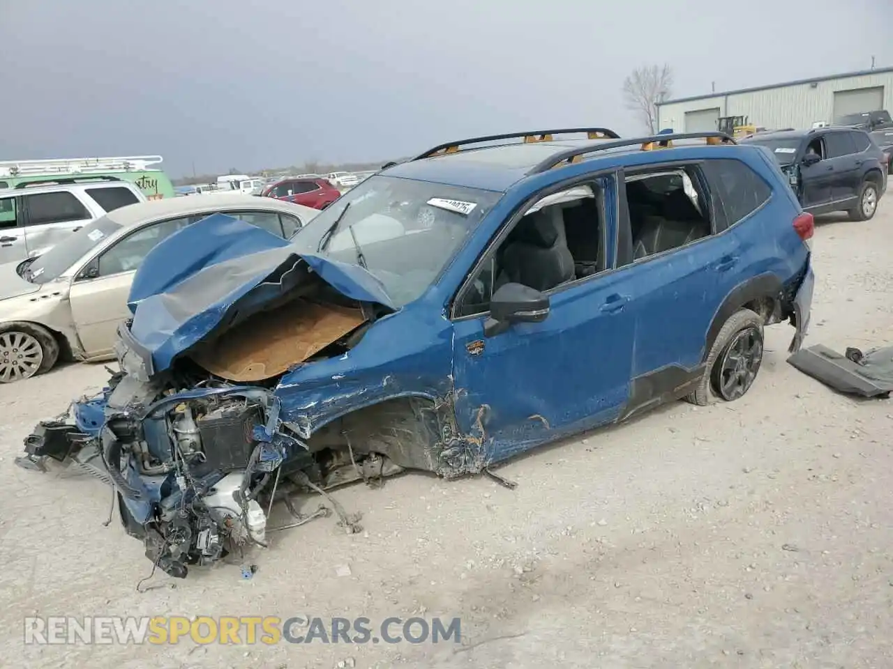 1 Photograph of a damaged car JF2SKAMC7NH425920 SUBARU FORESTER 2022