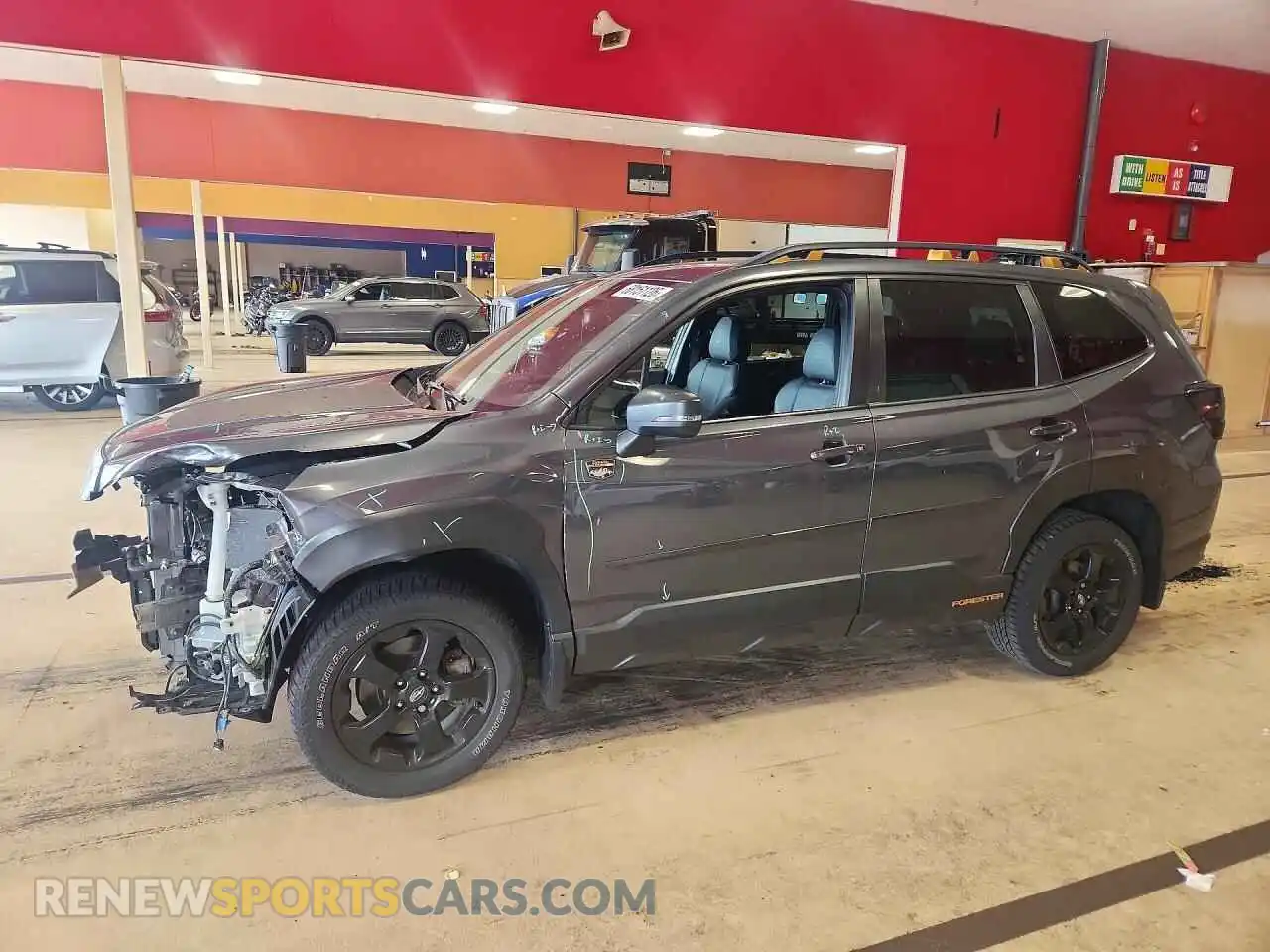 1 Photograph of a damaged car JF2SKAMC7NH463230 SUBARU FORESTER 2022