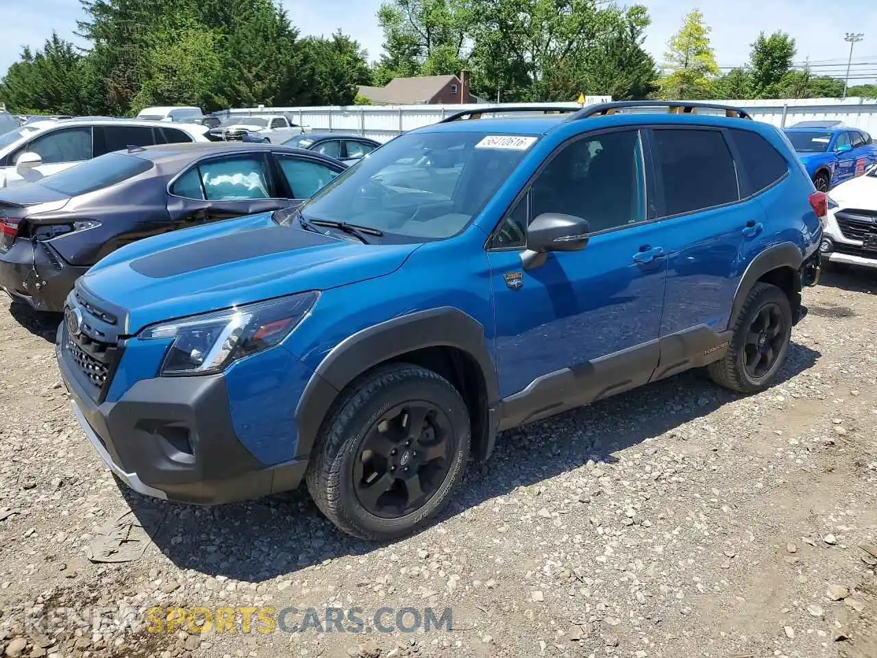 1 Photograph of a damaged car JF2SKAMC8NH442581 SUBARU FORESTER 2022