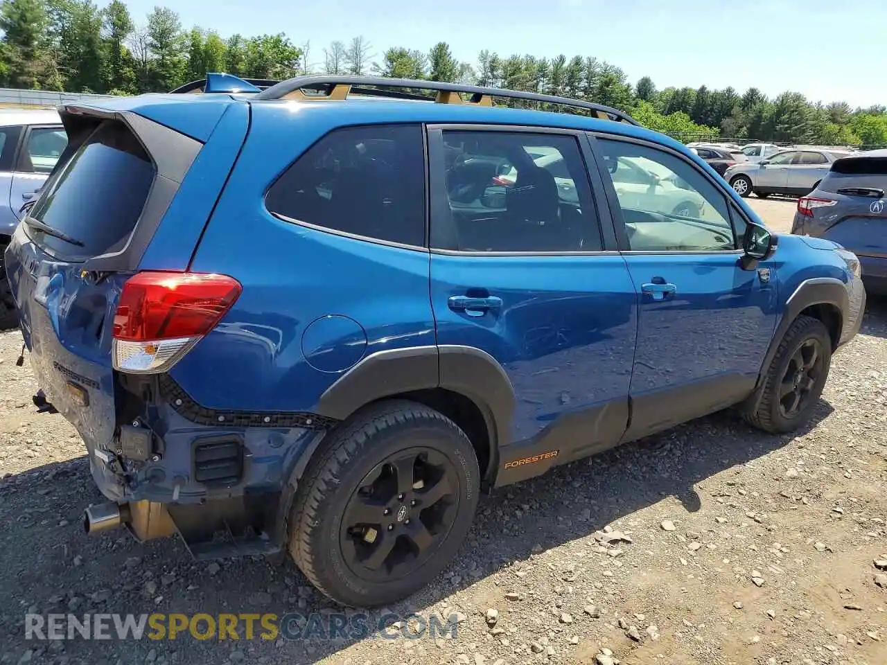 3 Photograph of a damaged car JF2SKAMC8NH442581 SUBARU FORESTER 2022