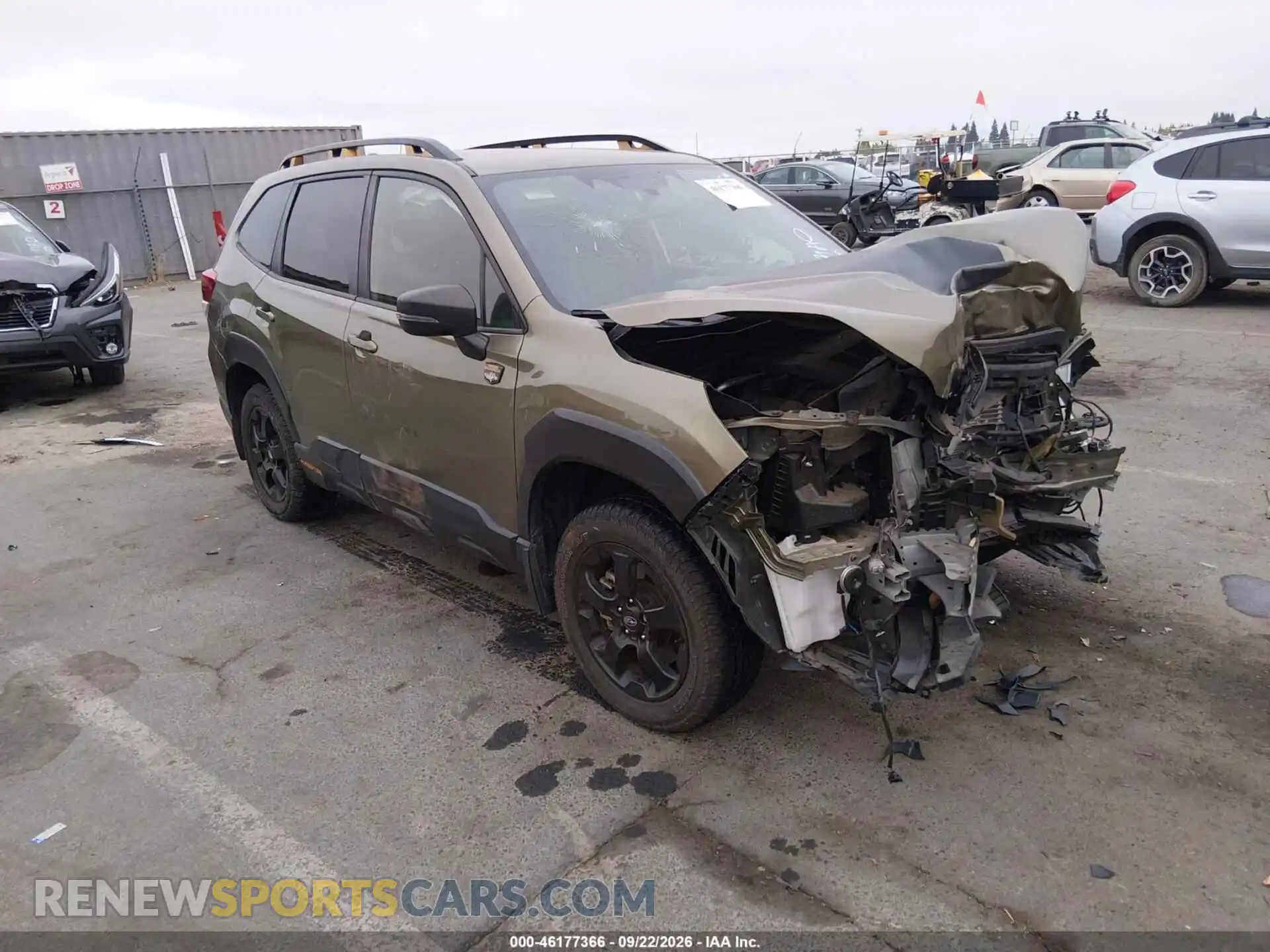 1 Фотография поврежденного автомобиля JF2SKAMC8NH490890 SUBARU FORESTER 2022