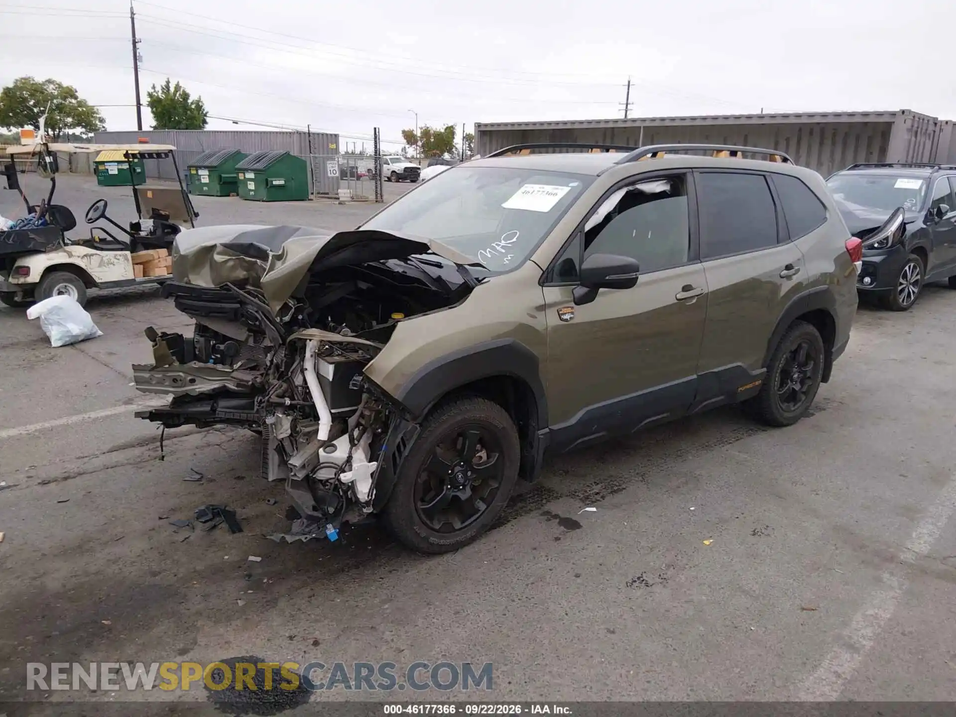 2 Фотография поврежденного автомобиля JF2SKAMC8NH490890 SUBARU FORESTER 2022