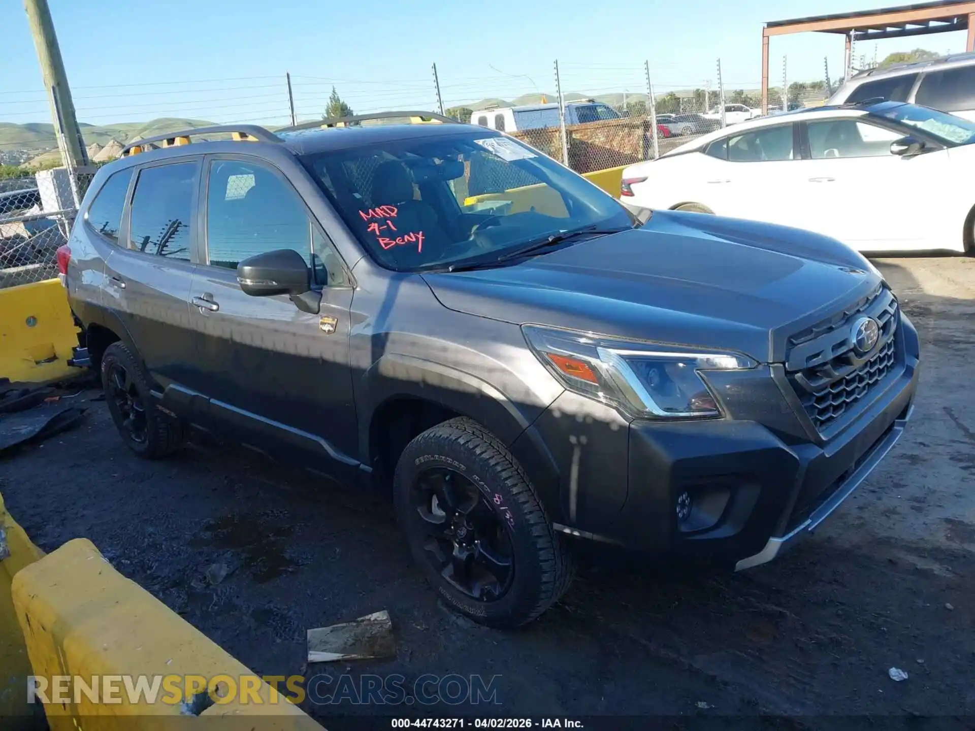 1 Photograph of a damaged car JF2SKAMC8NH514394 SUBARU FORESTER 2022