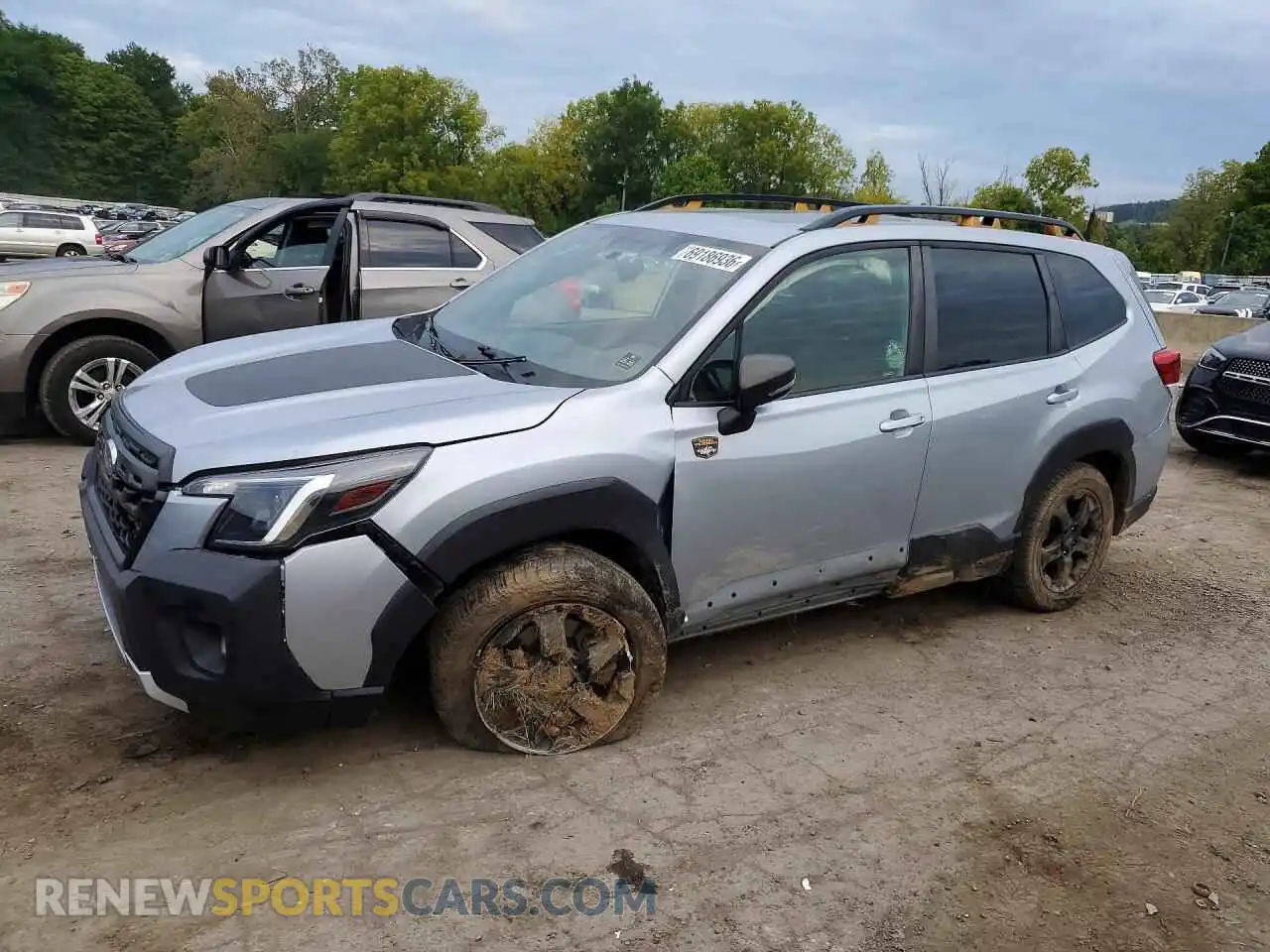1 Photograph of a damaged car JF2SKAMC8NH520275 SUBARU FORESTER 2022