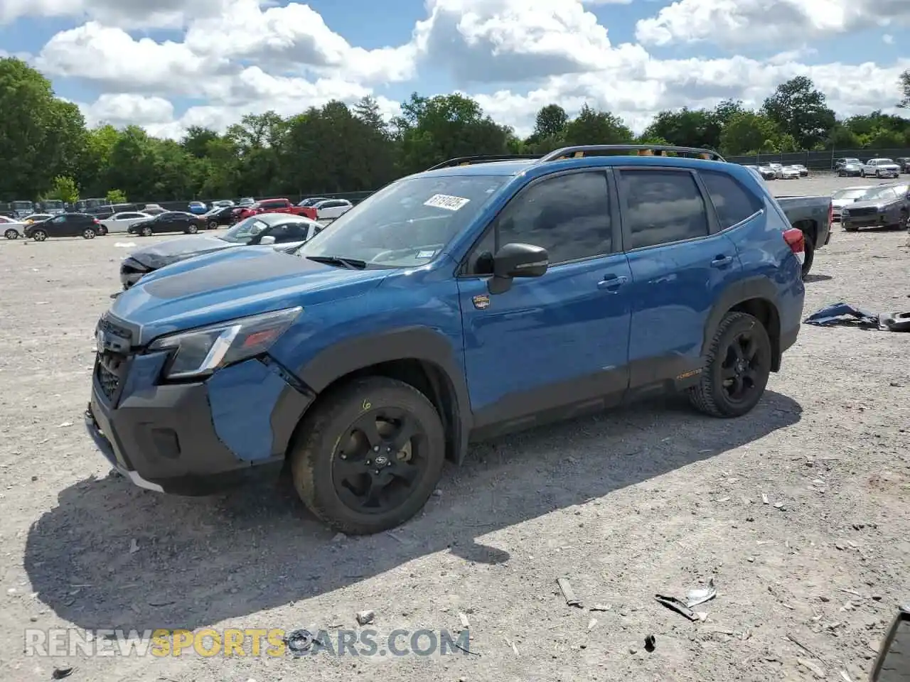 1 Photograph of a damaged car JF2SKAMC9NH422744 SUBARU FORESTER 2022
