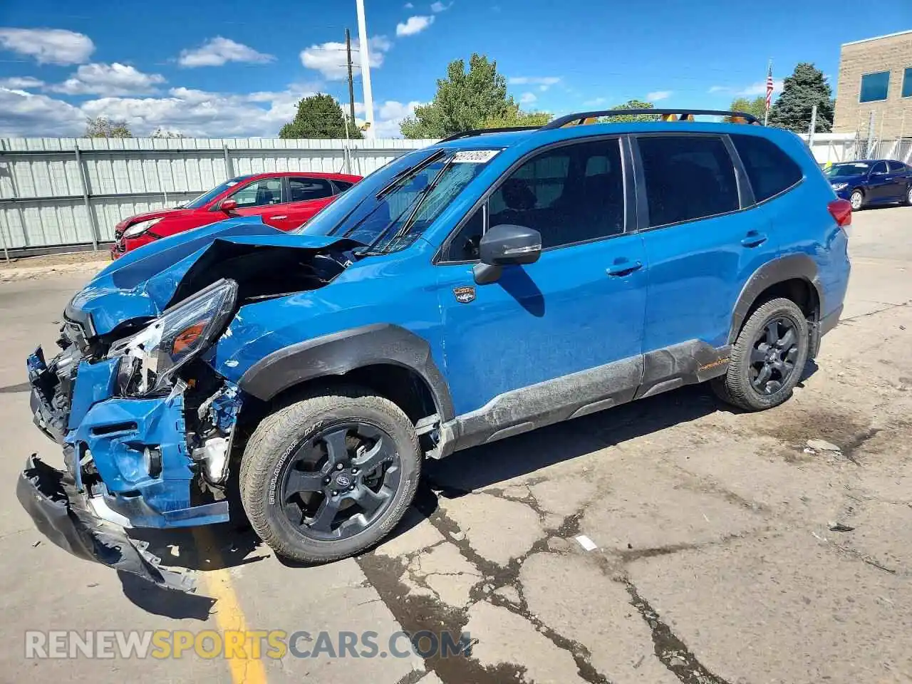 1 fotografías del automóvil dañado JF2SKAMC9NH437518 SUBARU FORESTER 2022