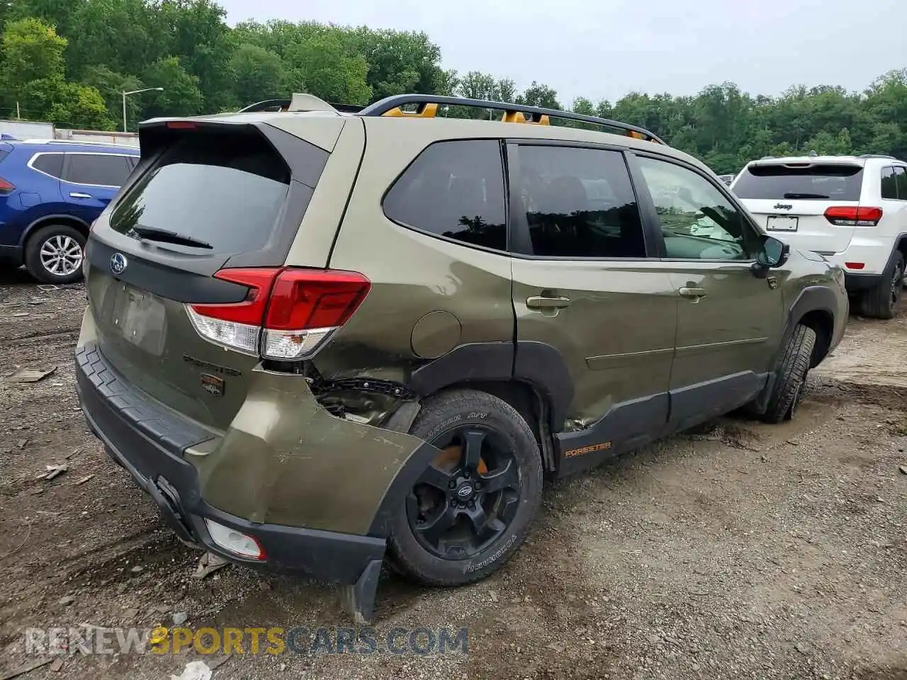 3 Photograph of a damaged car JF2SKAMC9NH478649 SUBARU FORESTER 2022