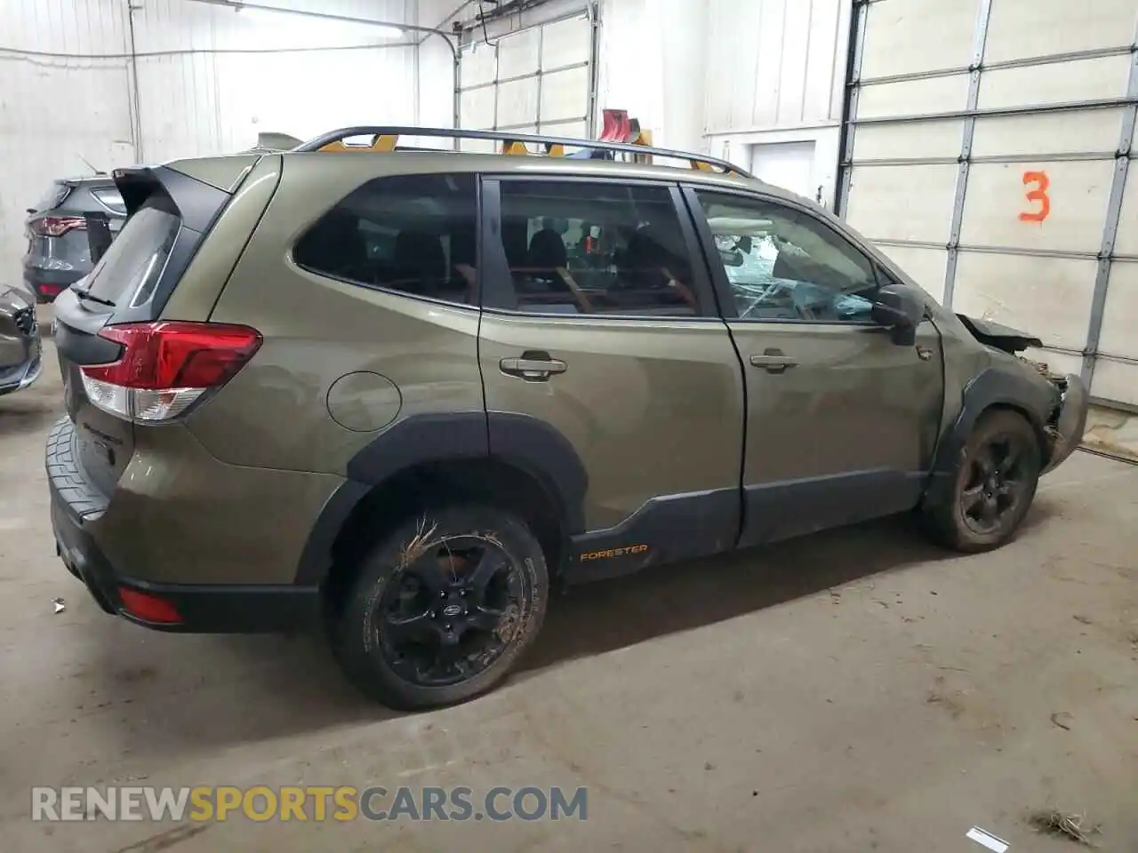 3 Photograph of a damaged car JF2SKAMC9NH506045 SUBARU FORESTER 2022