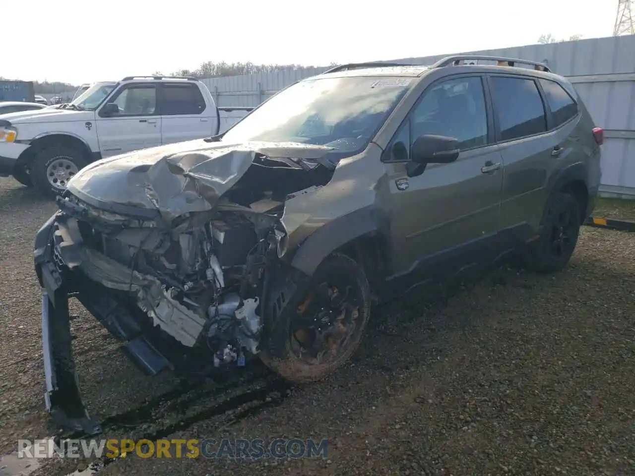 1 Photograph of a damaged car JF2SKAMCXNH431226 SUBARU FORESTER 2022