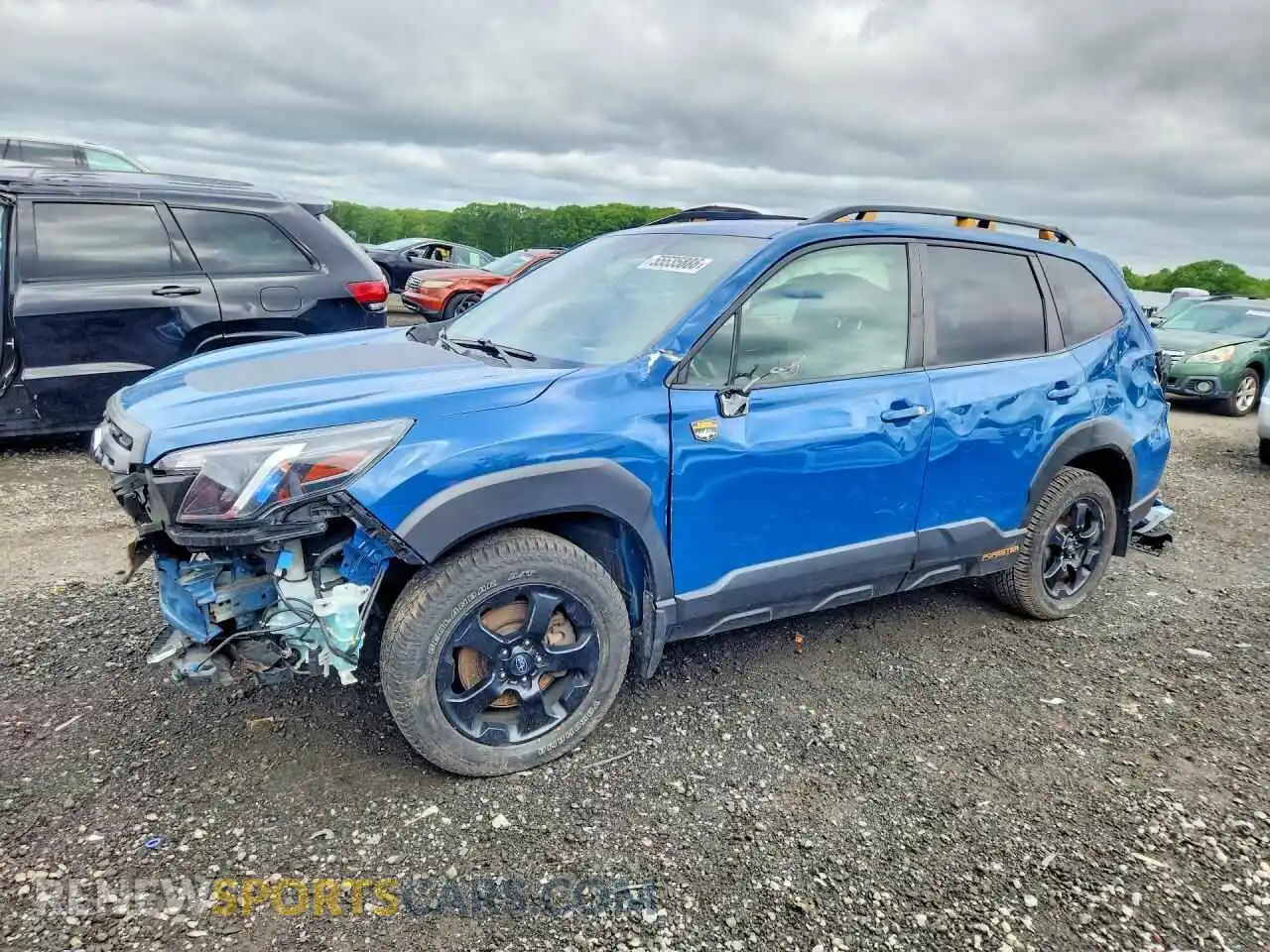 1 Photograph of a damaged car JF2SKAMCXNH439343 SUBARU FORESTER 2022