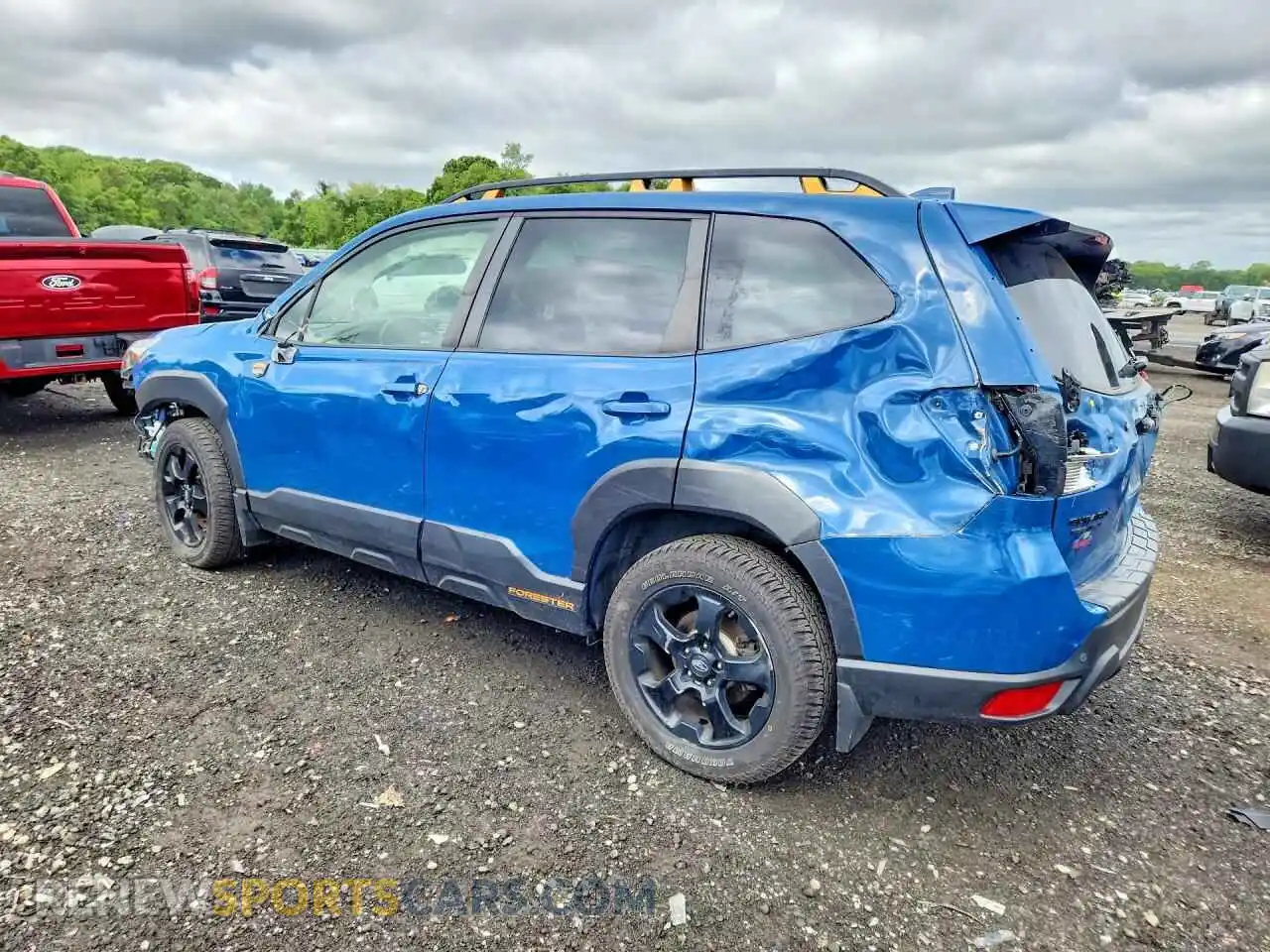 2 Photograph of a damaged car JF2SKAMCXNH439343 SUBARU FORESTER 2022
