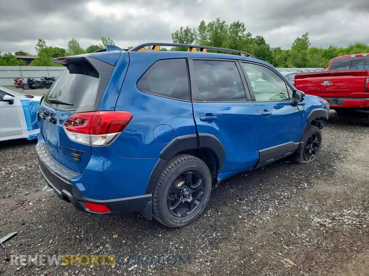 3 Photograph of a damaged car JF2SKAMCXNH439343 SUBARU FORESTER 2022
