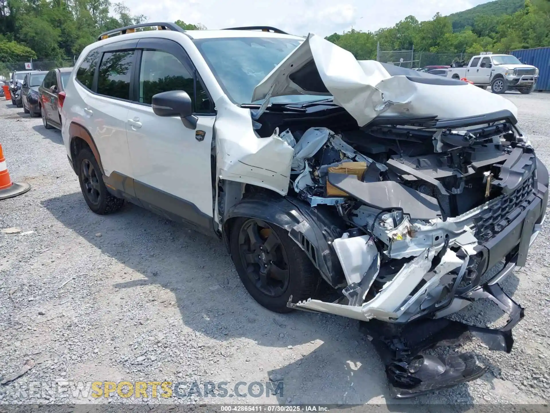 1 Photograph of a damaged car JF2SKAMCXNH521007 SUBARU FORESTER 2022