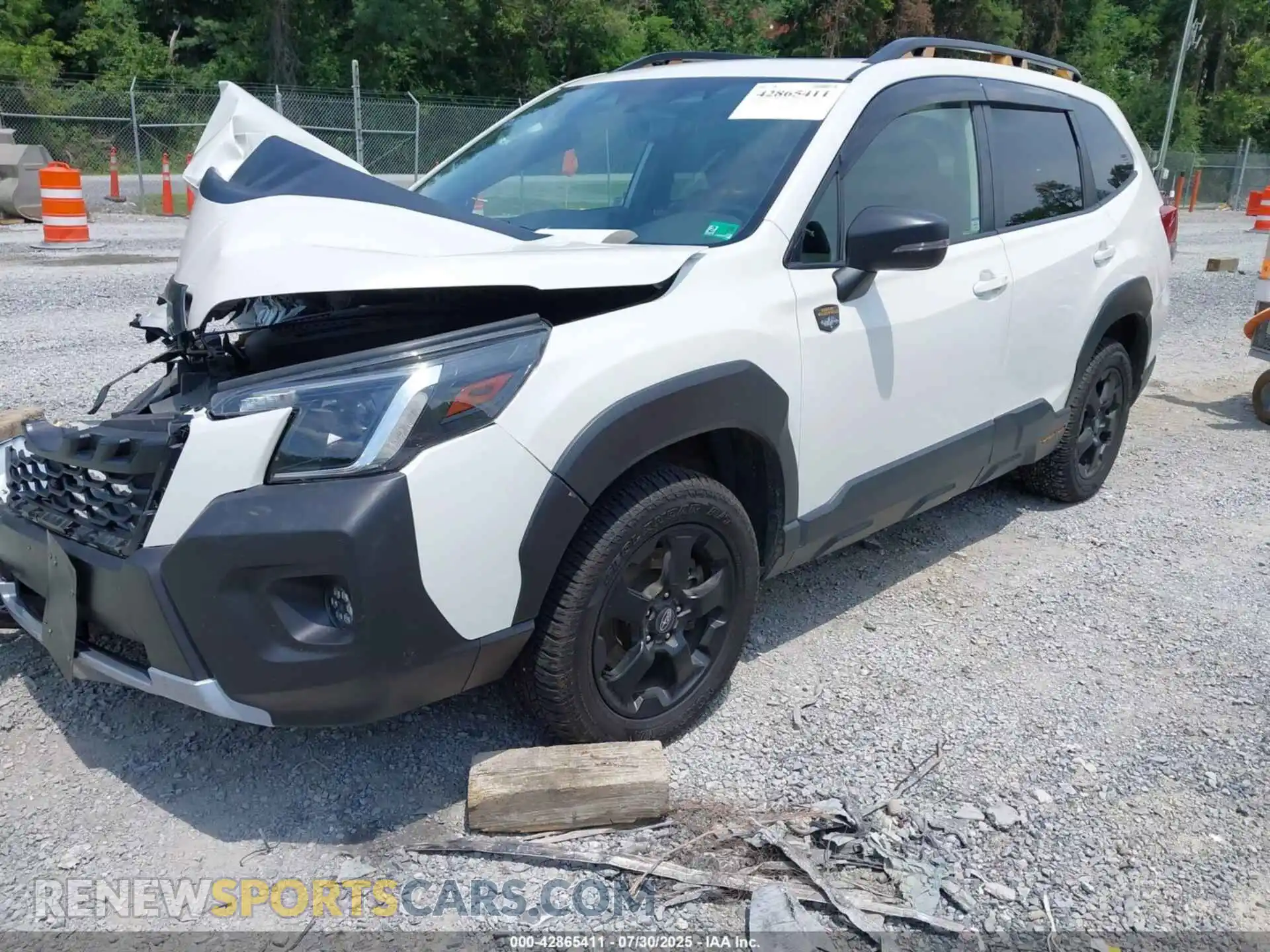 2 Photograph of a damaged car JF2SKAMCXNH521007 SUBARU FORESTER 2022