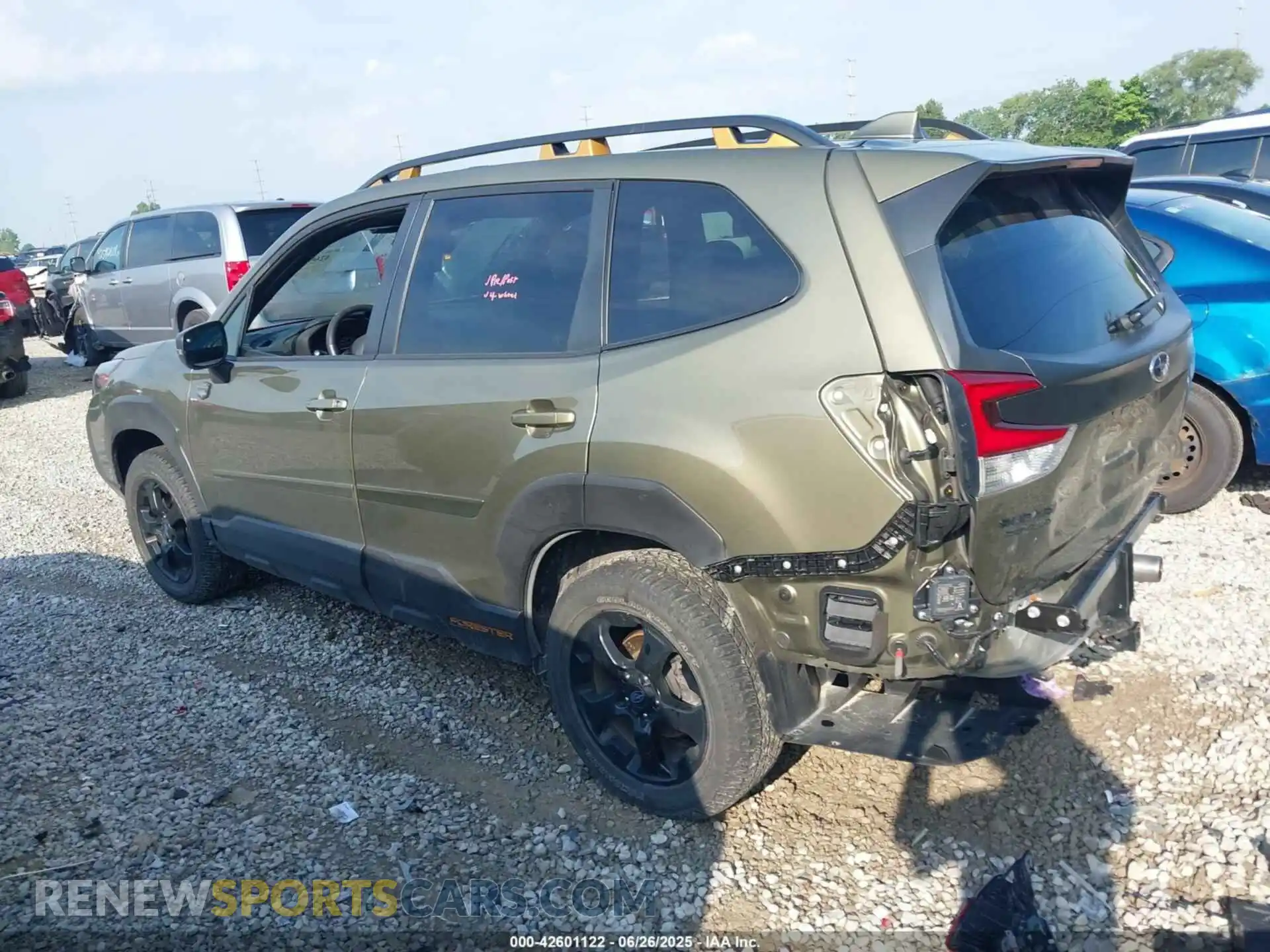 3 Photograph of a damaged car JF2SKAMCXNH525719 SUBARU FORESTER 2022