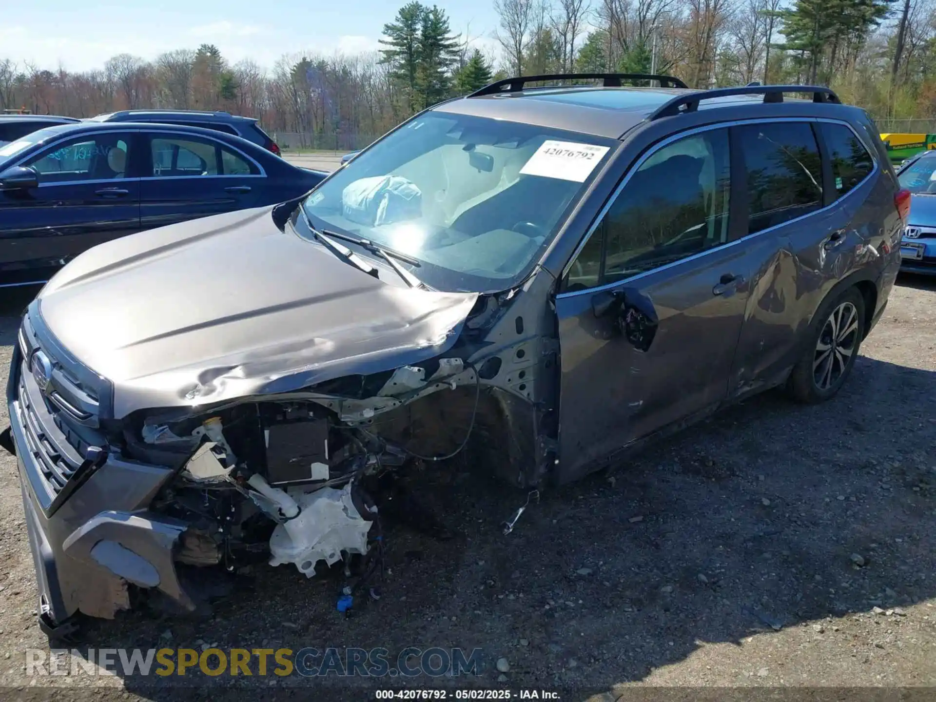 2 Photograph of a damaged car JF2SKANC0NH461964 SUBARU FORESTER 2022