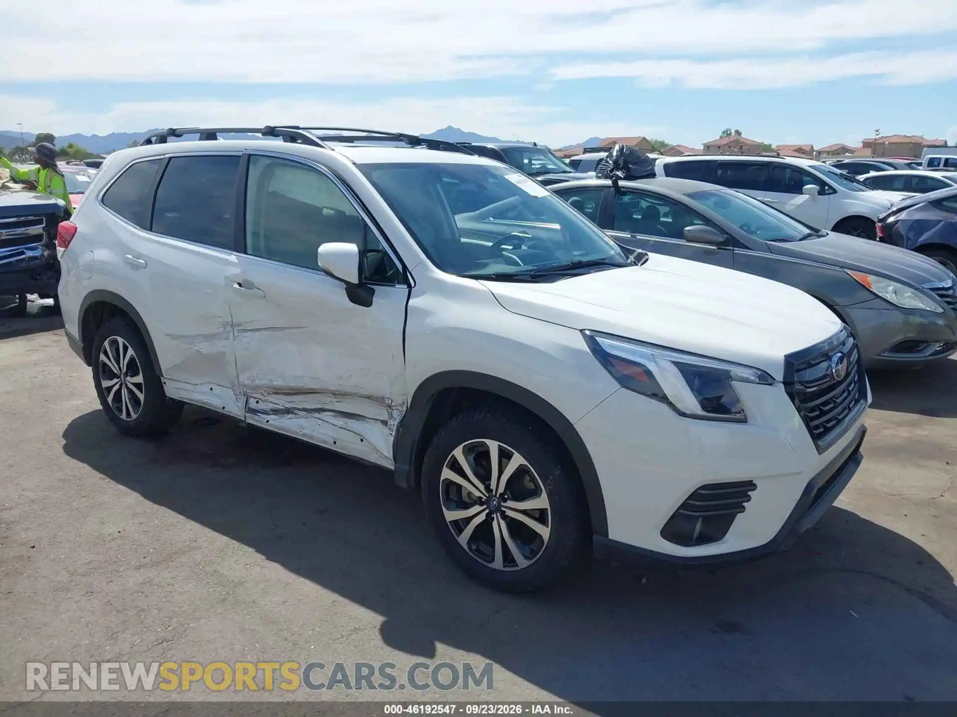 1 fotografías del automóvil dañado JF2SKANC3NH461277 SUBARU FORESTER 2022