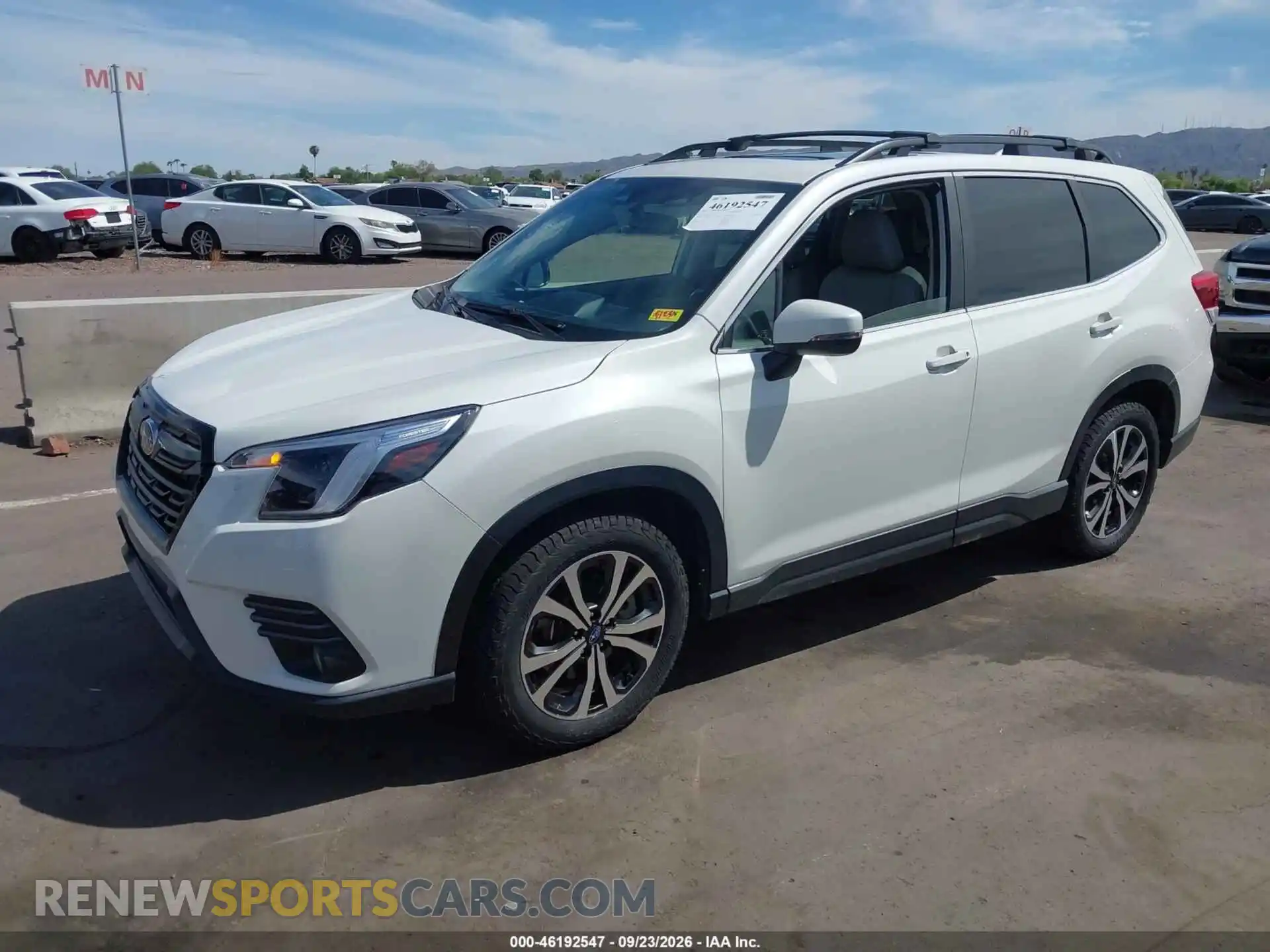 2 fotografías del automóvil dañado JF2SKANC3NH461277 SUBARU FORESTER 2022