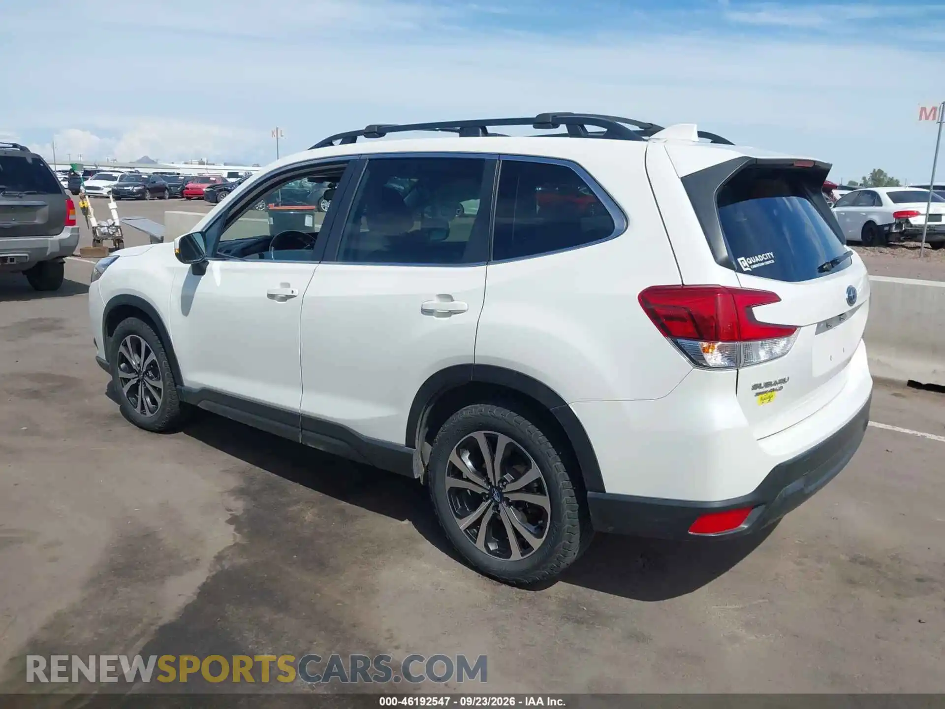 3 fotografías del automóvil dañado JF2SKANC3NH461277 SUBARU FORESTER 2022