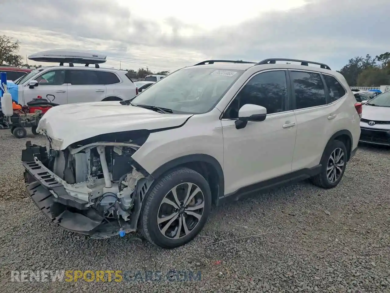 1 Photograph of a damaged car JF2SKAPC0NH471701 SUBARU FORESTER 2022