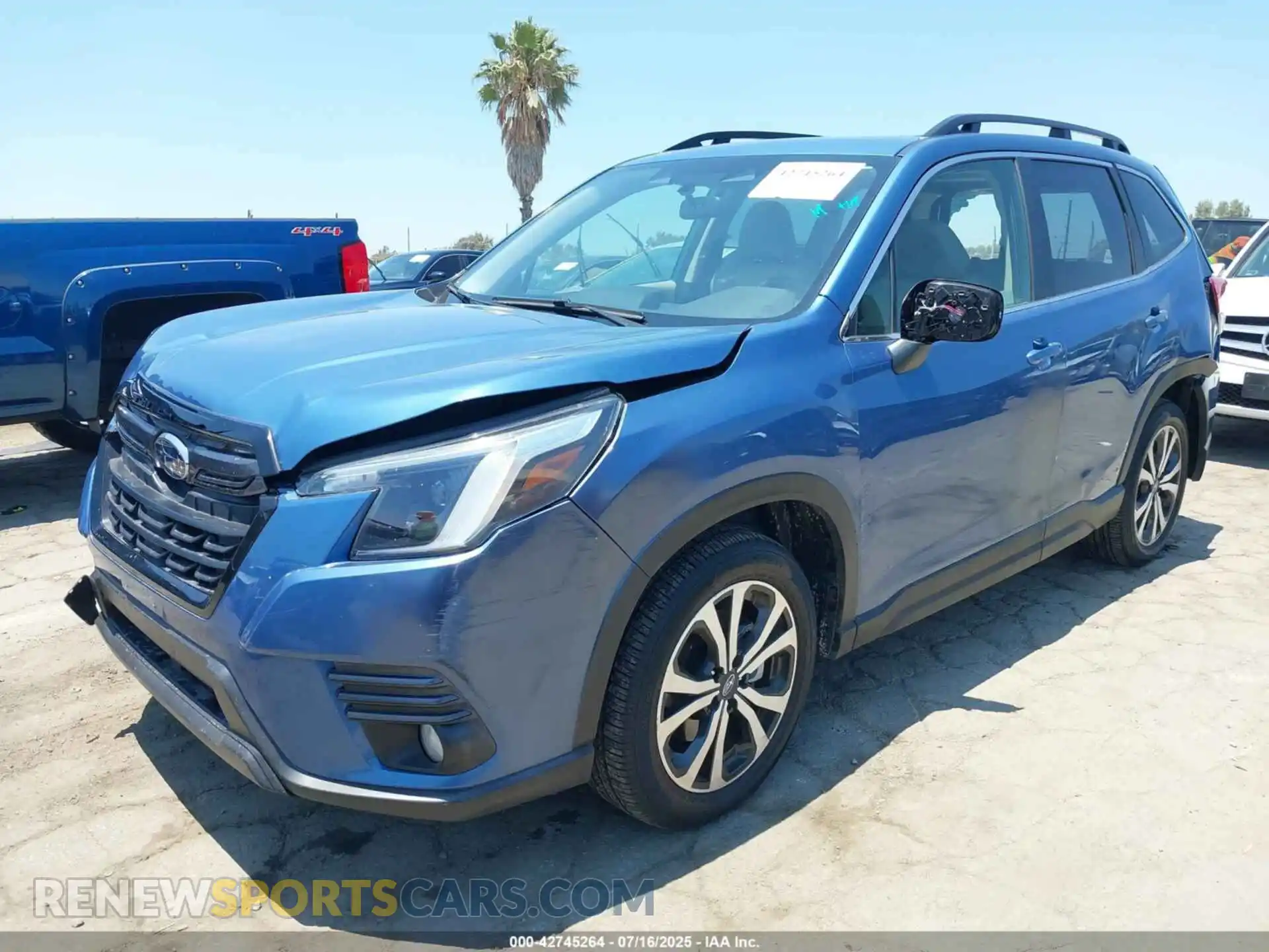2 Photograph of a damaged car JF2SKAPC1NH446855 SUBARU FORESTER 2022