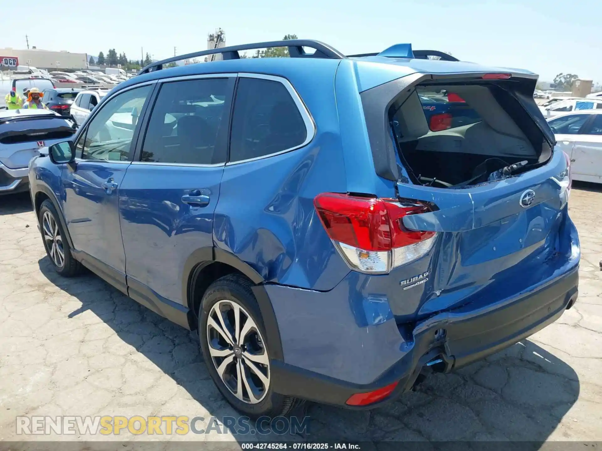 3 Photograph of a damaged car JF2SKAPC1NH446855 SUBARU FORESTER 2022