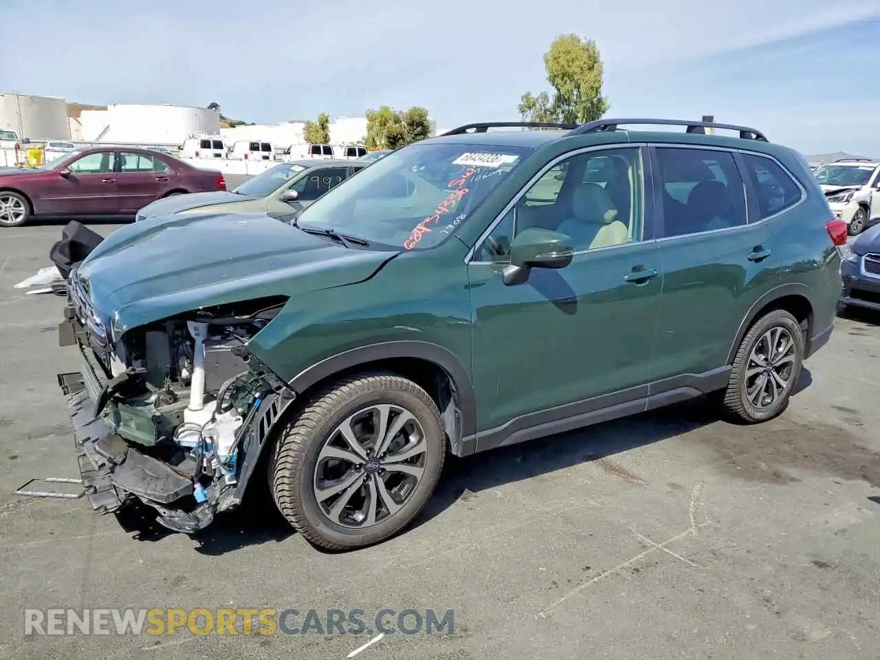 1 Photograph of a damaged car JF2SKAPC1NH517908 SUBARU FORESTER 2022