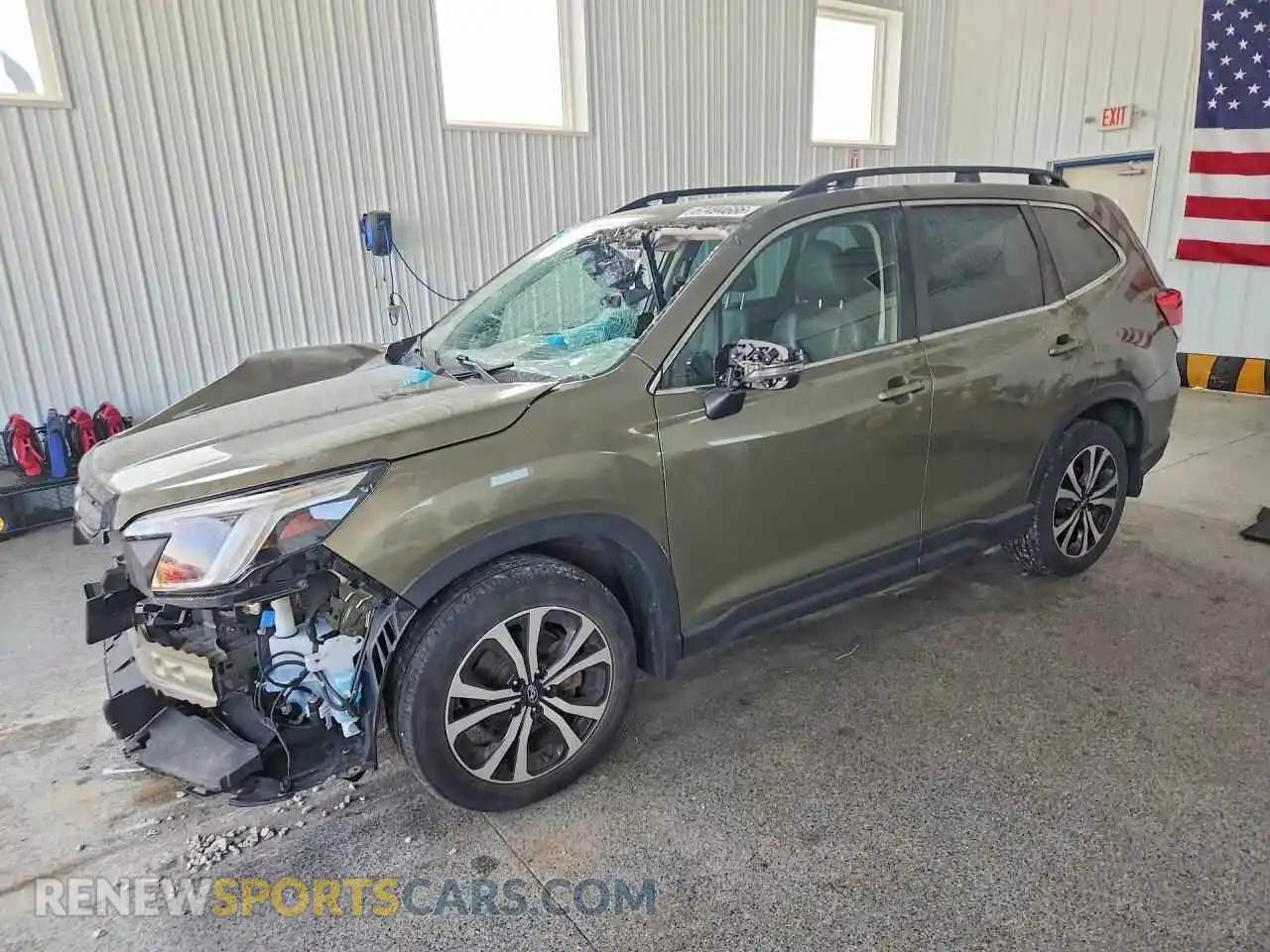 1 fotografías del automóvil dañado JF2SKAPC1NH523370 SUBARU FORESTER 2022