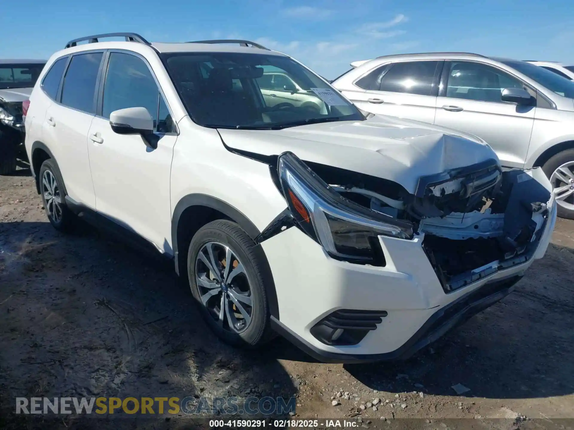 1 Photograph of a damaged car JF2SKAPC2NH432429 SUBARU FORESTER 2022