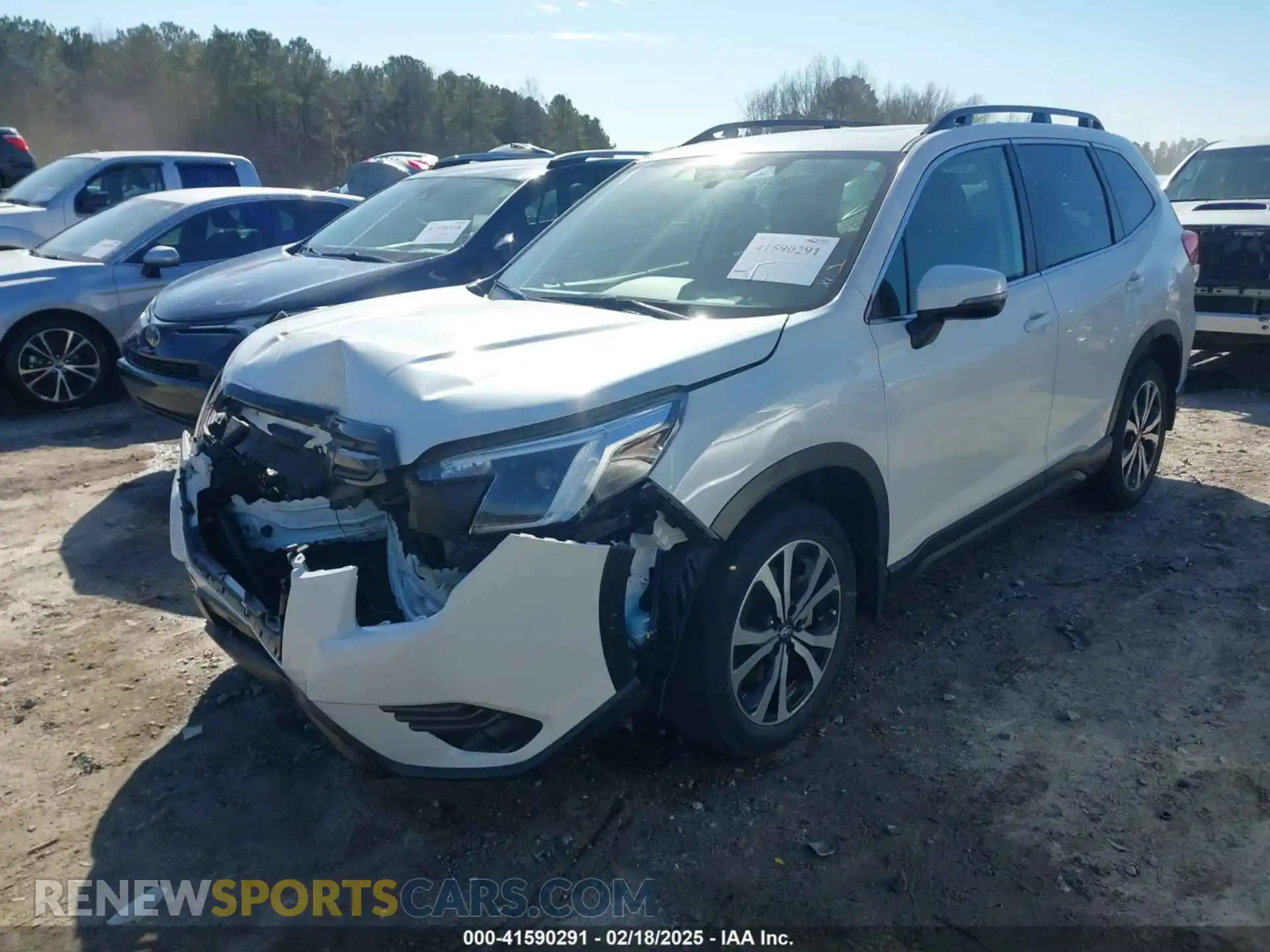 2 Photograph of a damaged car JF2SKAPC2NH432429 SUBARU FORESTER 2022